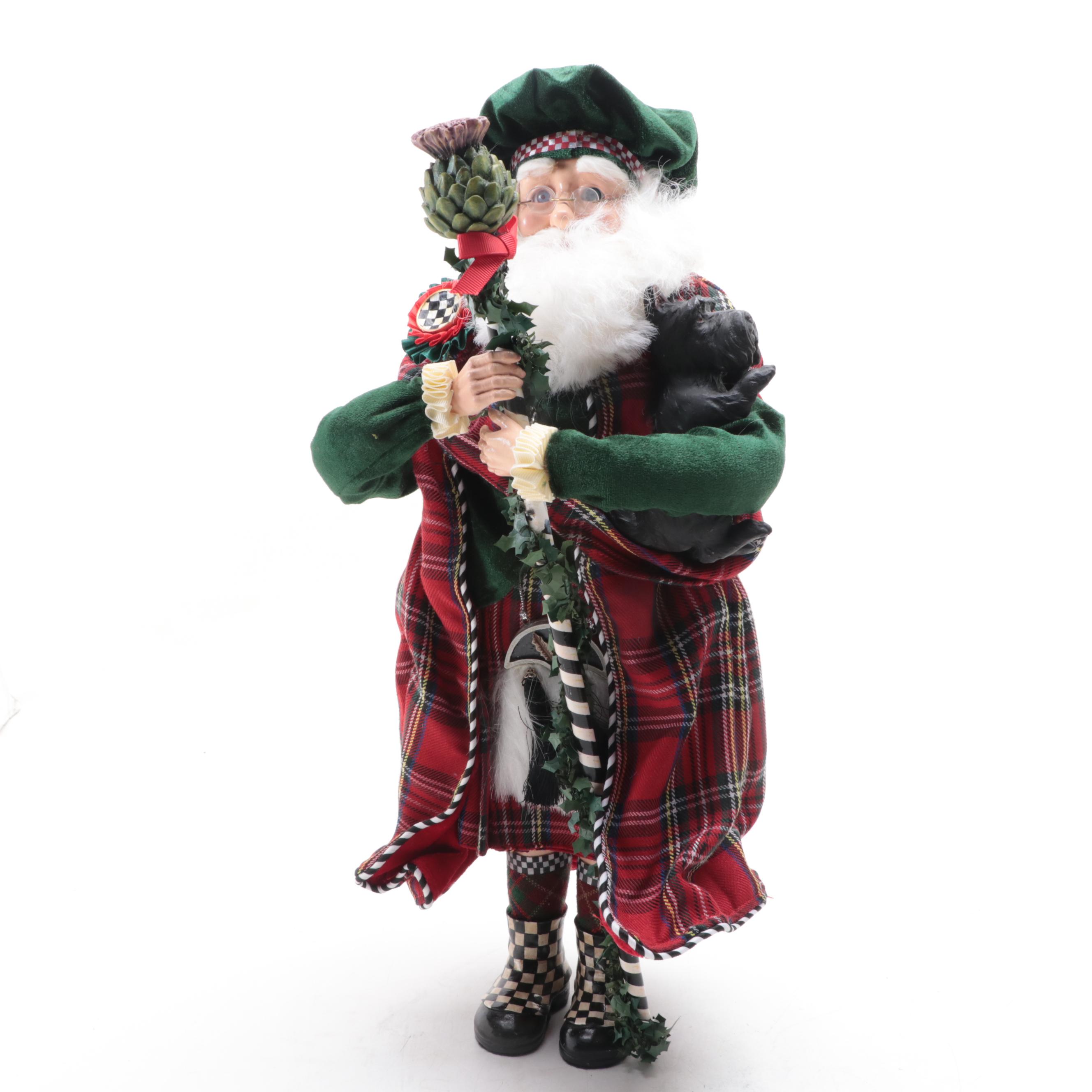 MacKenzie-Childs Santa Claus Figurine