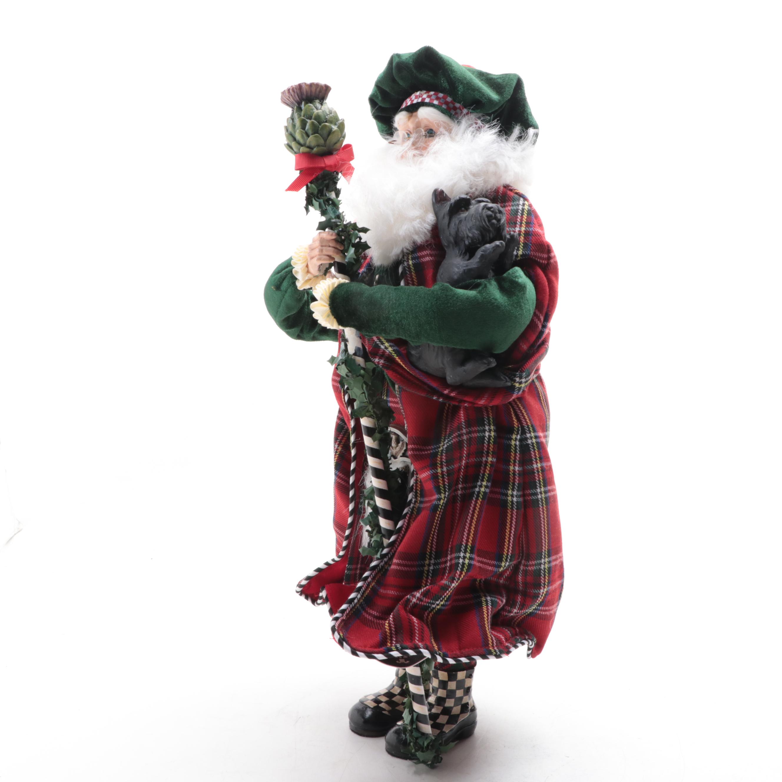 MacKenzie-Childs Santa Claus Figurine