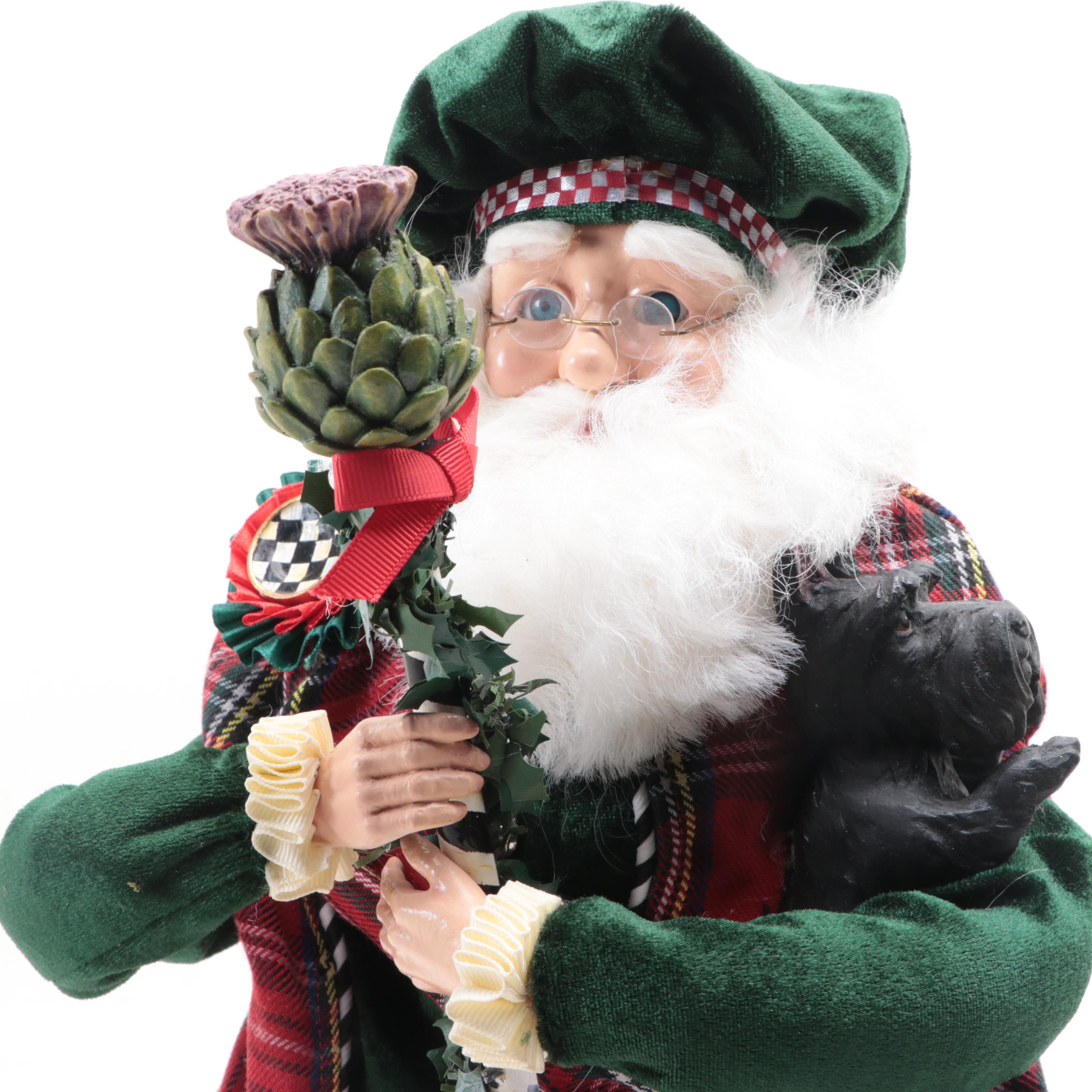 MacKenzie-Childs Santa Claus Figurine