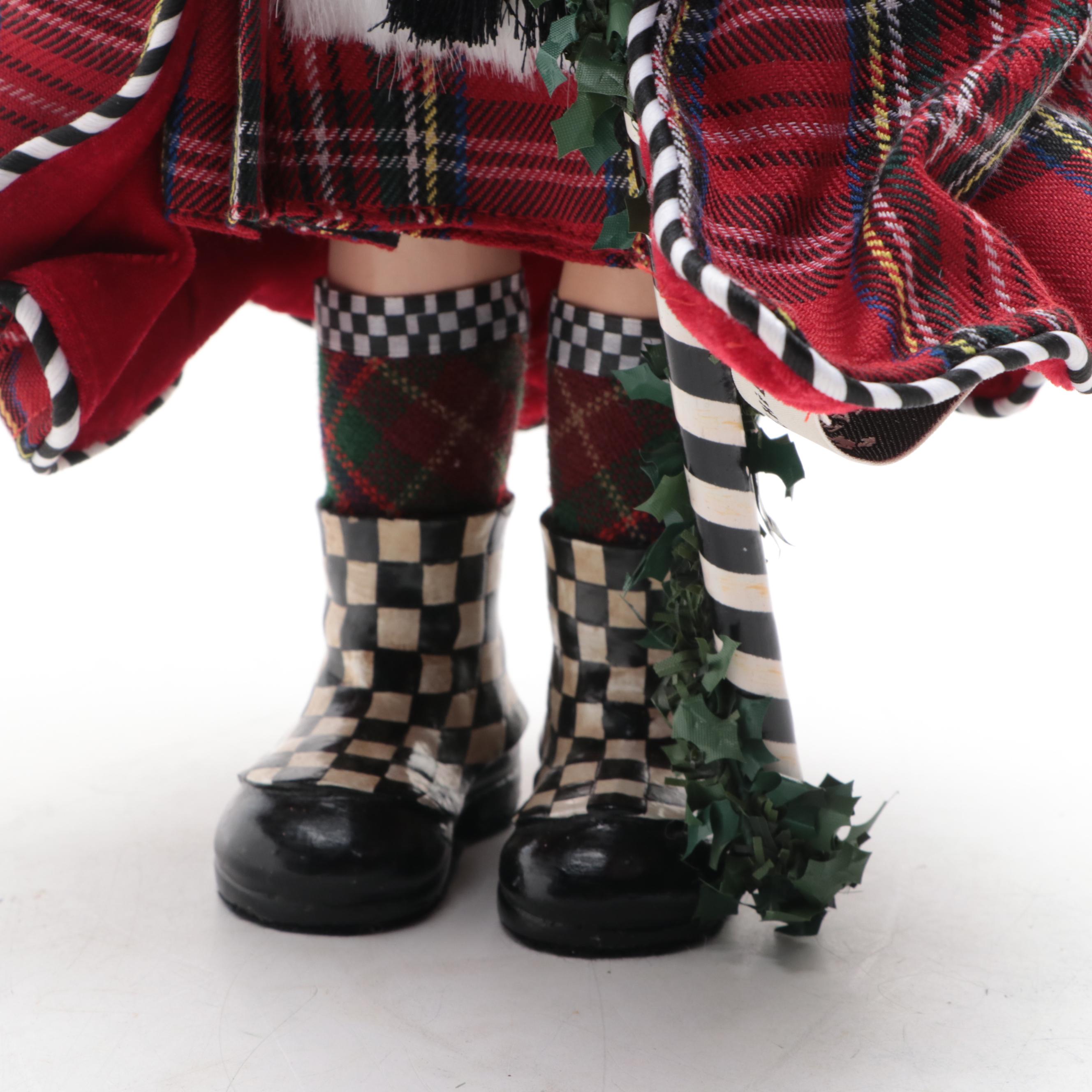 MacKenzie-Childs Santa Claus Figurine