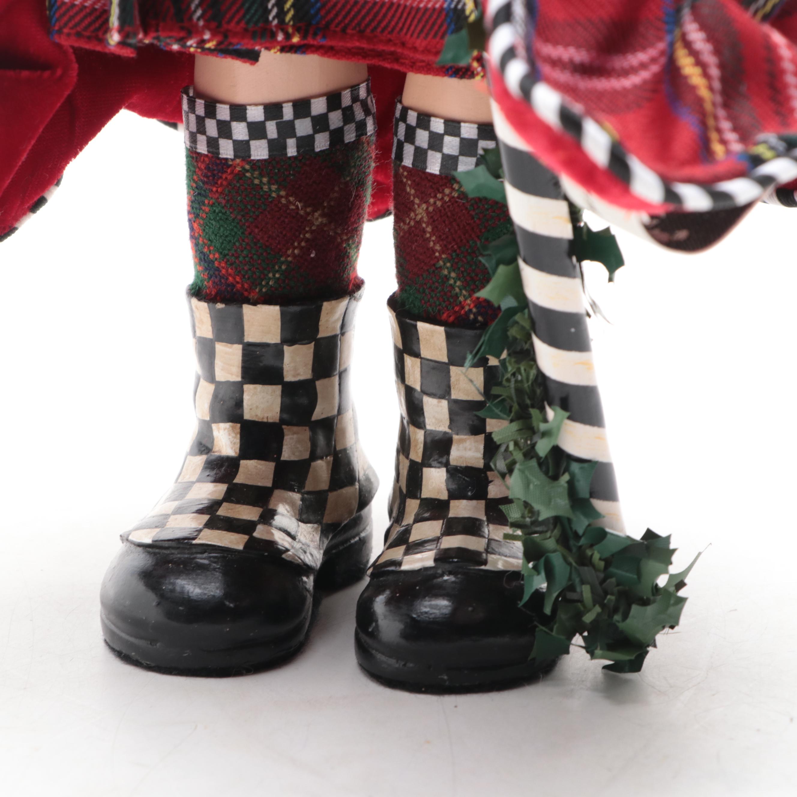 MacKenzie-Childs Santa Claus Figurine