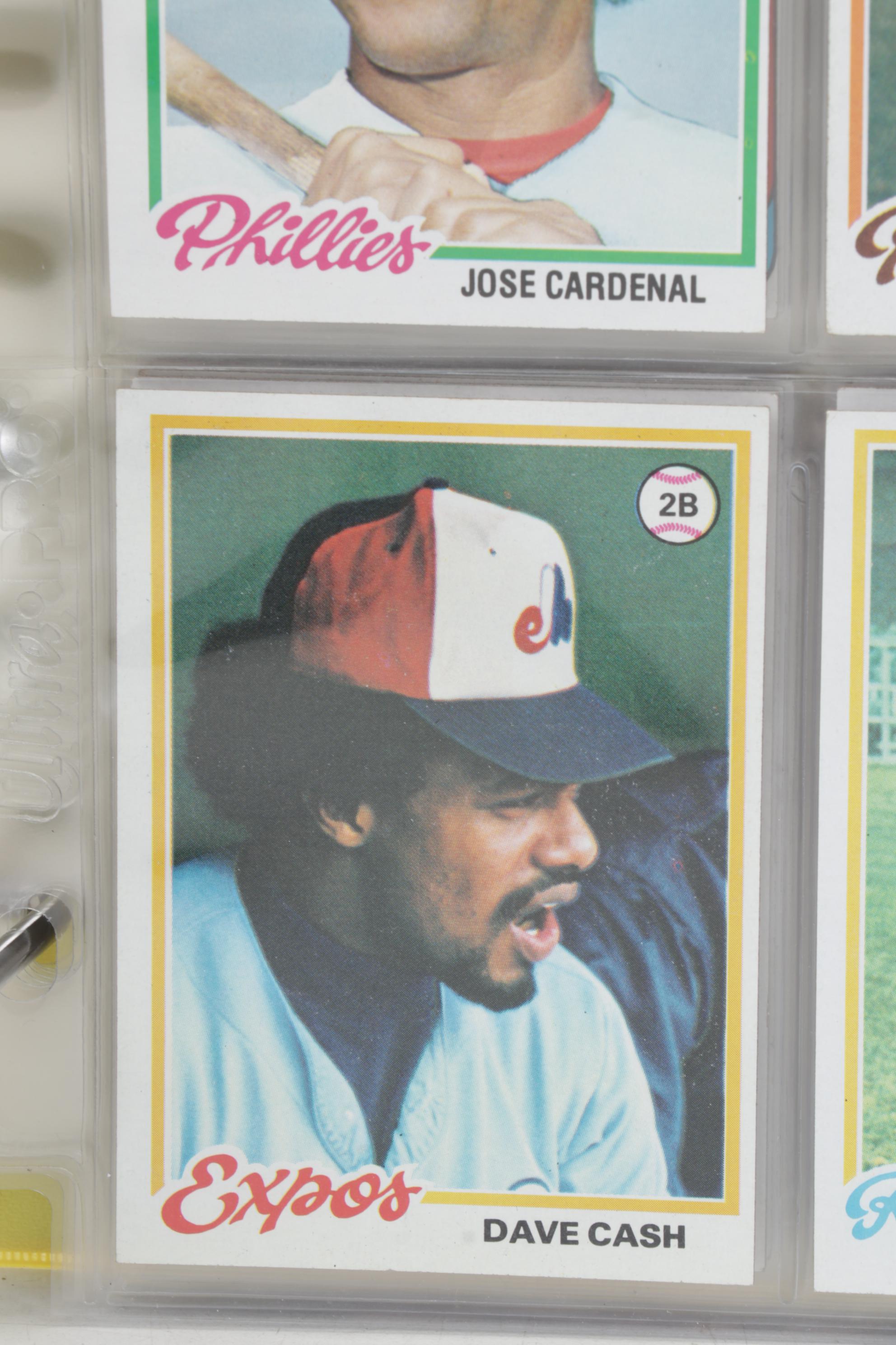 Topps Baseball Cards Featuring Reggie Jackson, Rollie Fingers, and More, 1970s