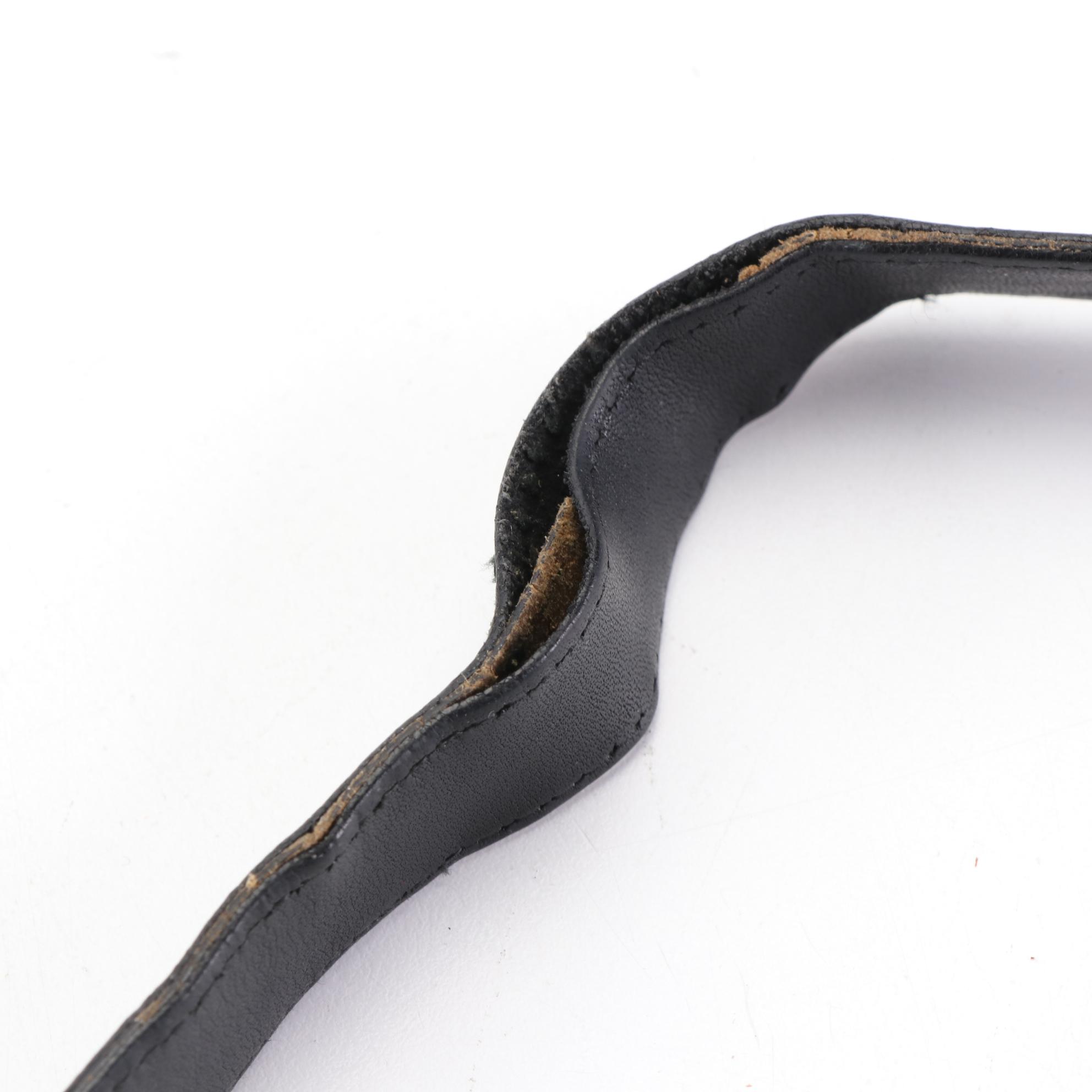 Gucci Flap Front Crossbody Bag in Black GG Coated Canvas and Leather