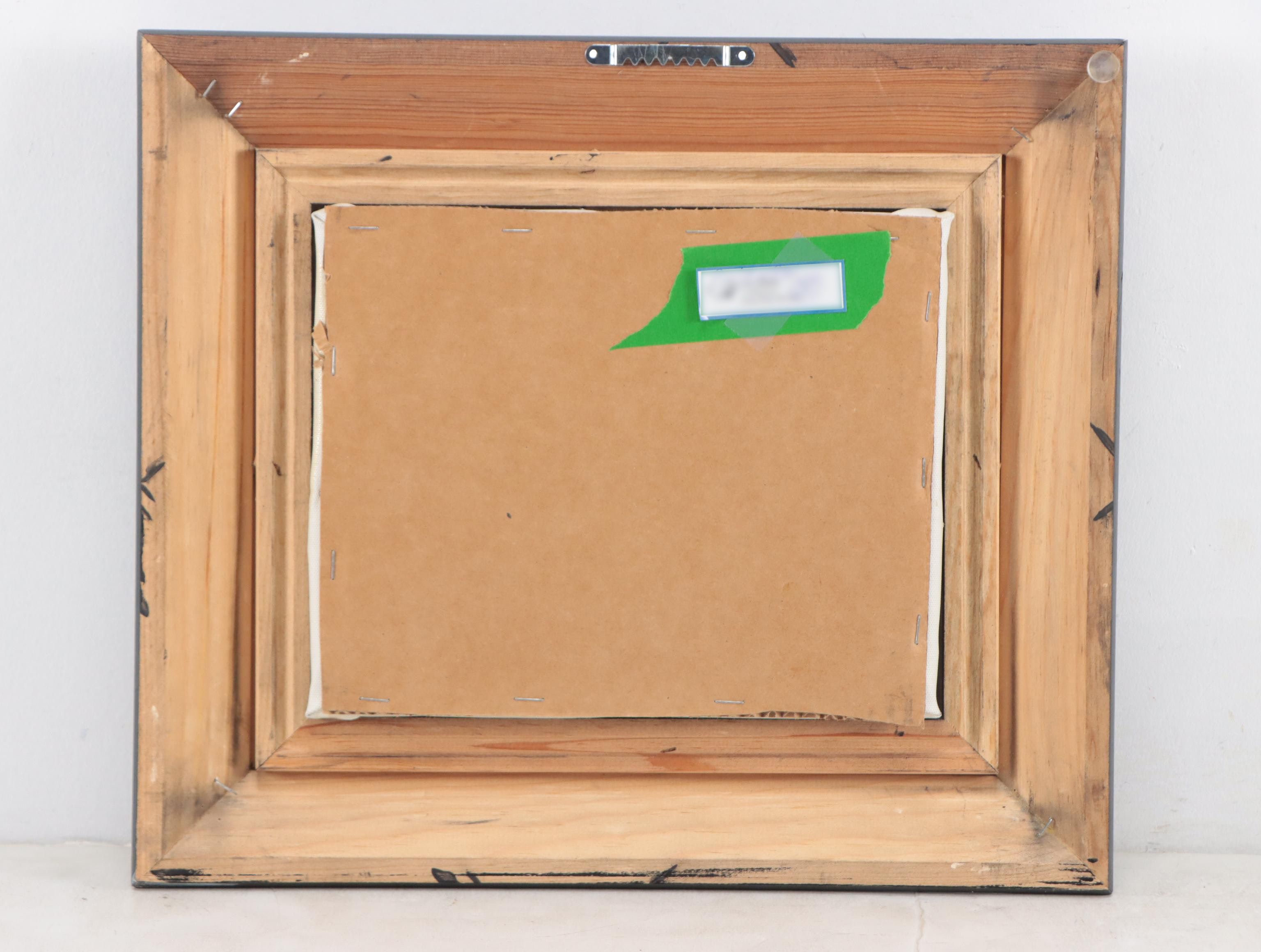 J. Roybal Oil Painting of Athletes, 21st Century