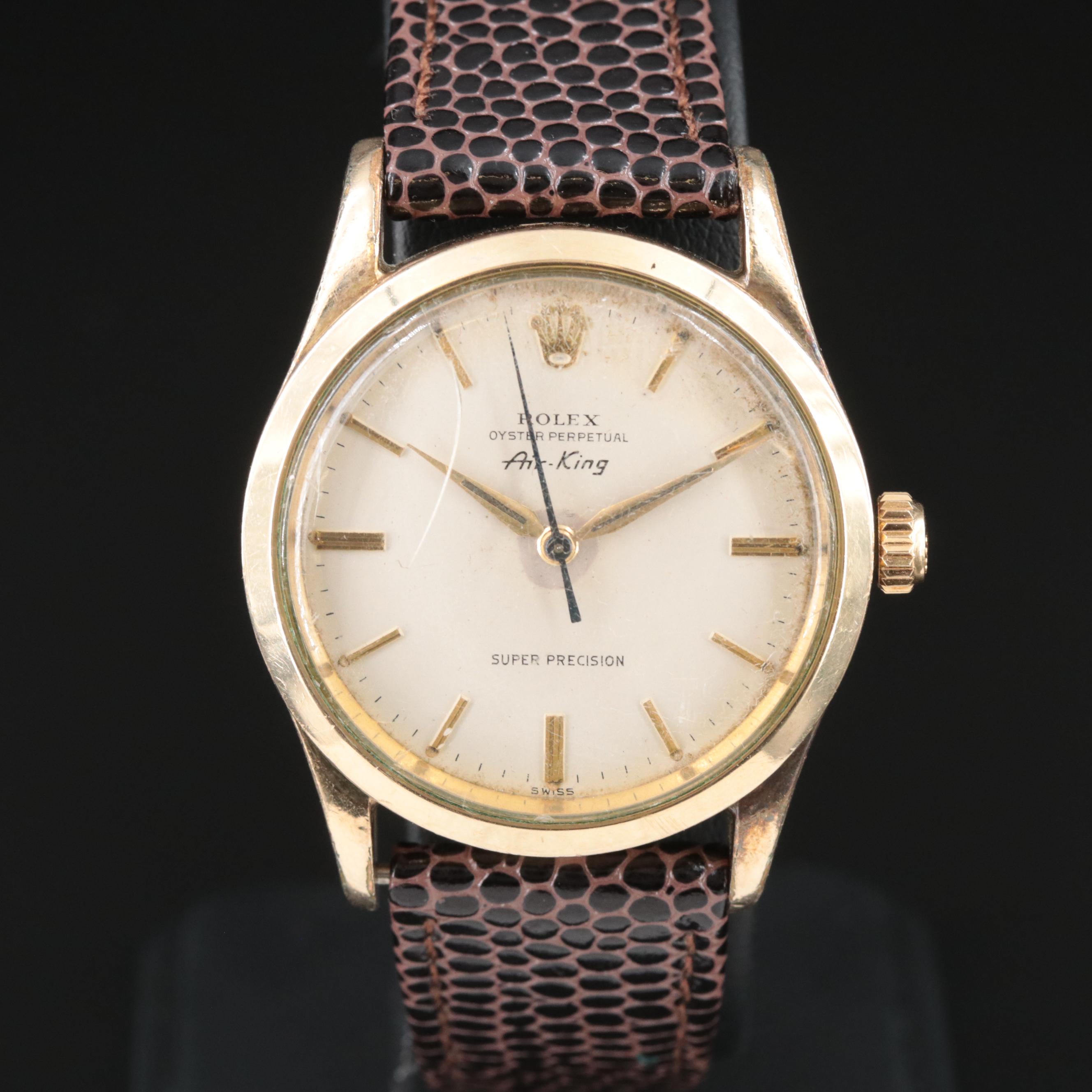 1960 Rolex Oyster Perpetual Air-King Super Precision Watch
