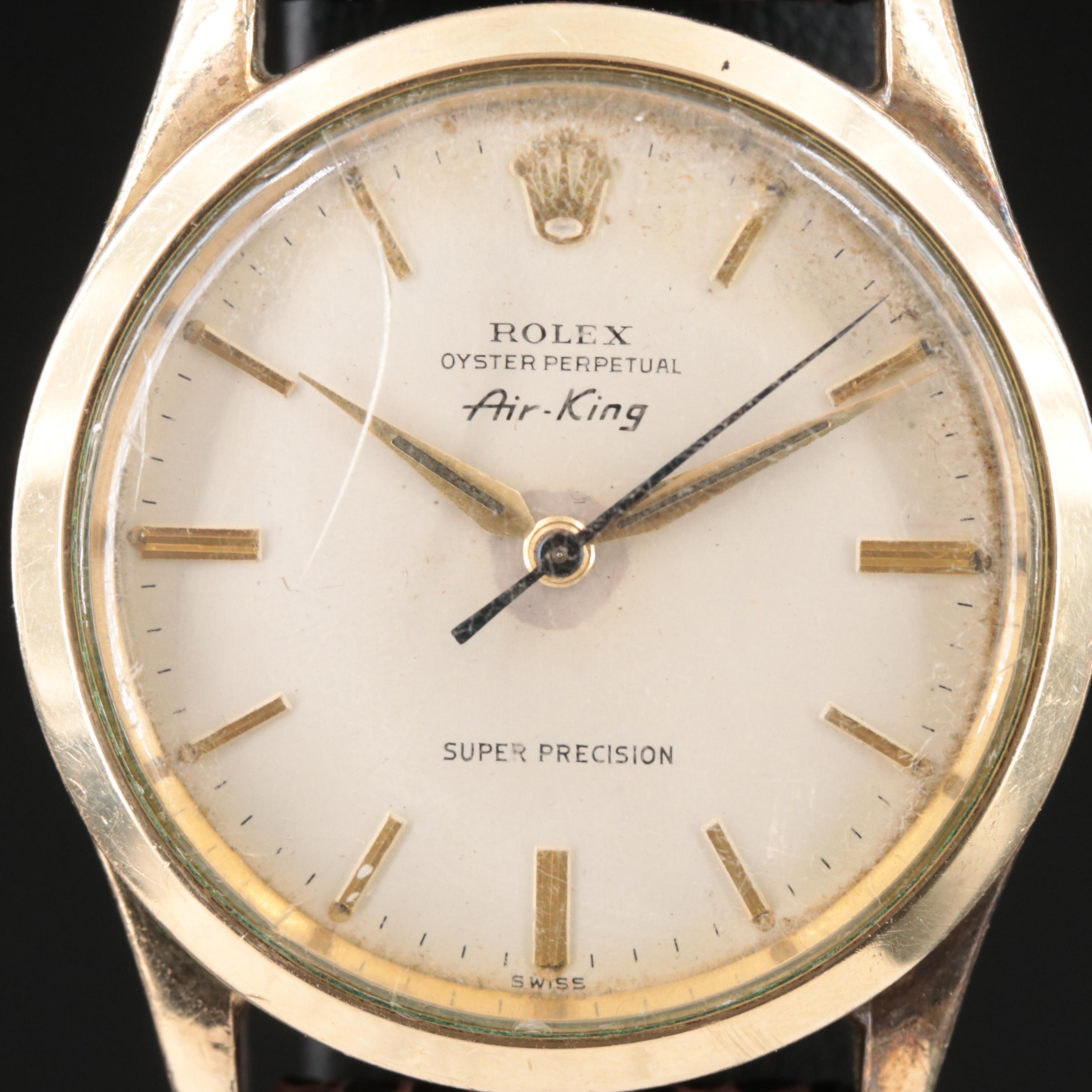 1960 Rolex Oyster Perpetual Air-King Super Precision Watch