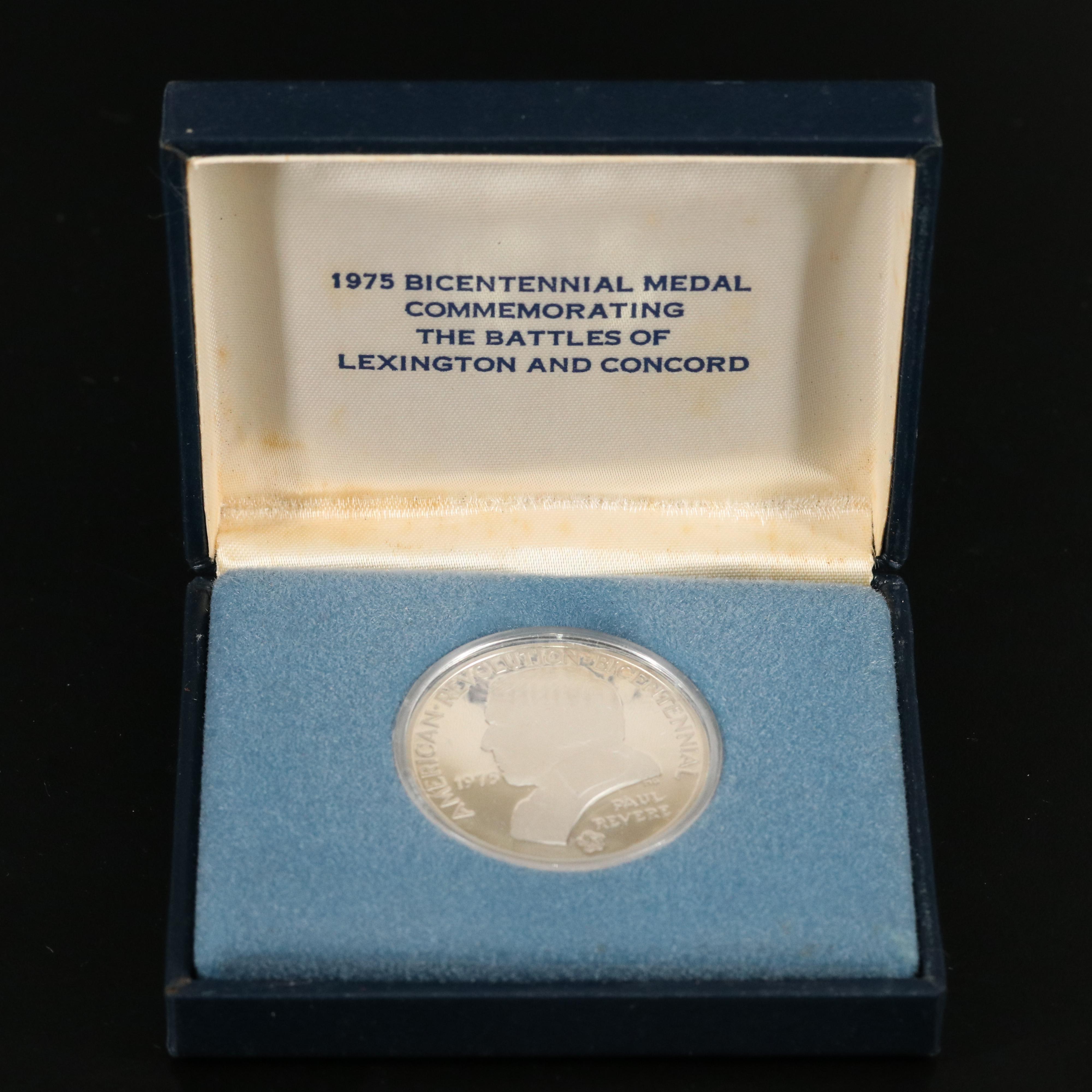 Seven Commemorative Silver Coins and Medals