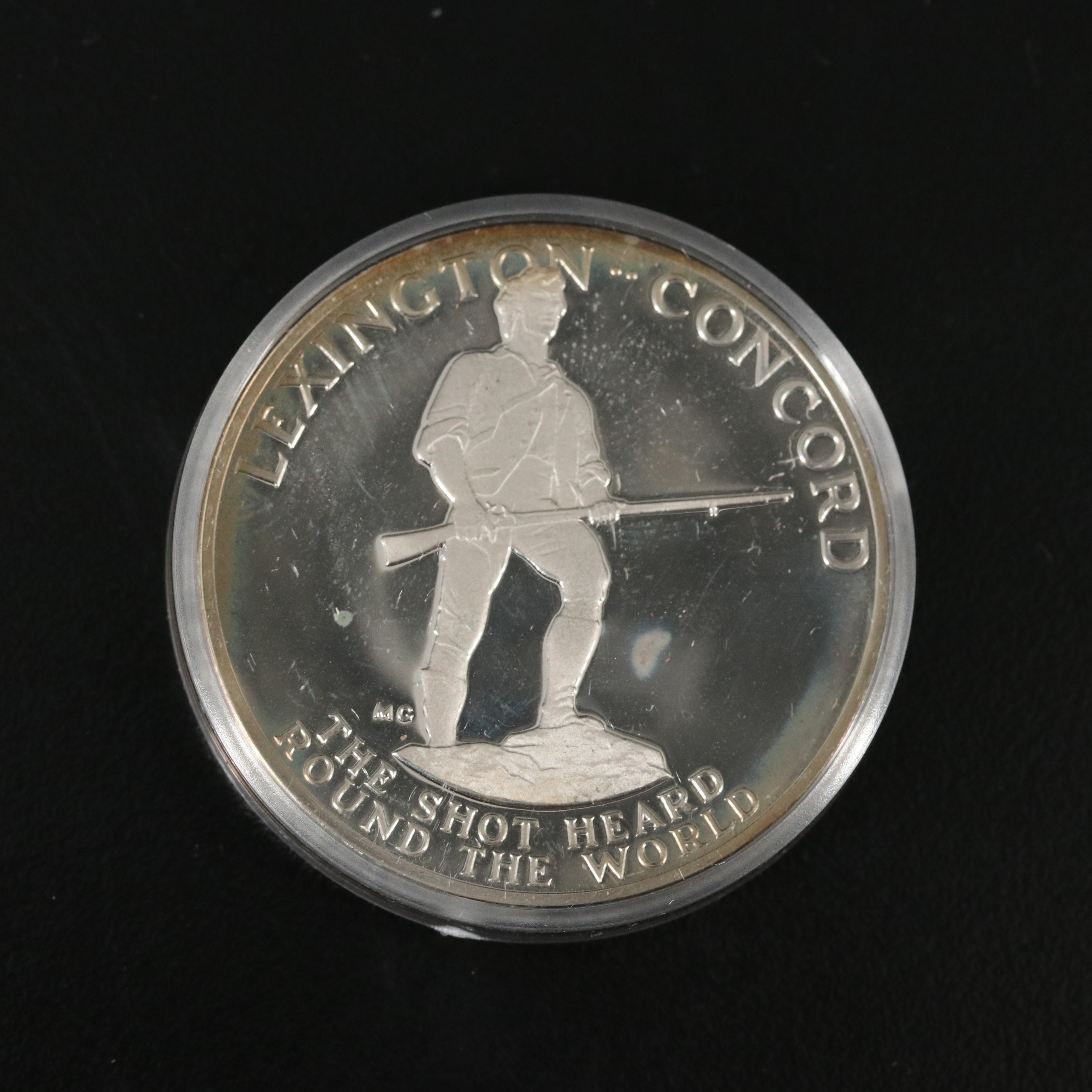 Seven Commemorative Silver Coins and Medals