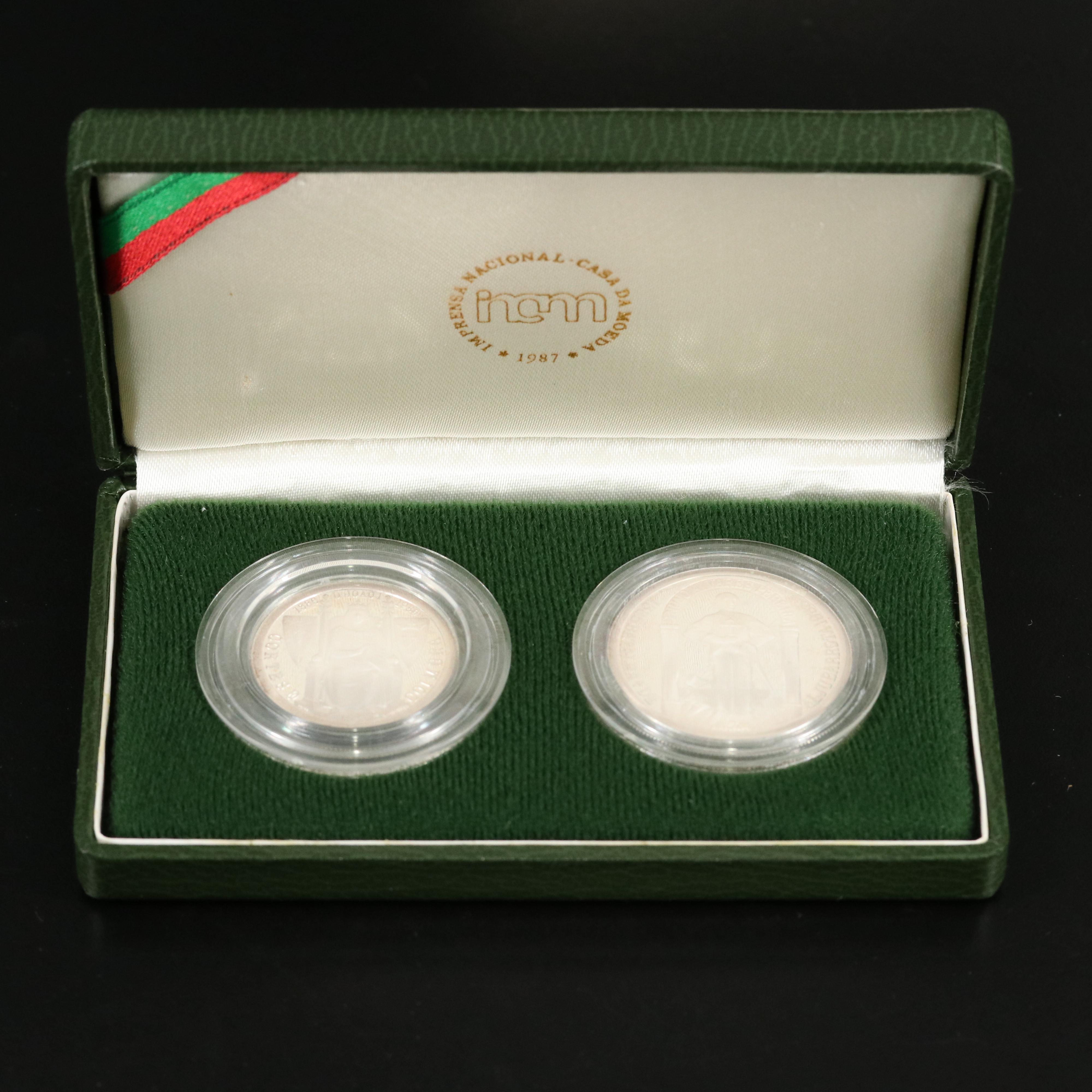 Seven Commemorative Silver Coins and Medals