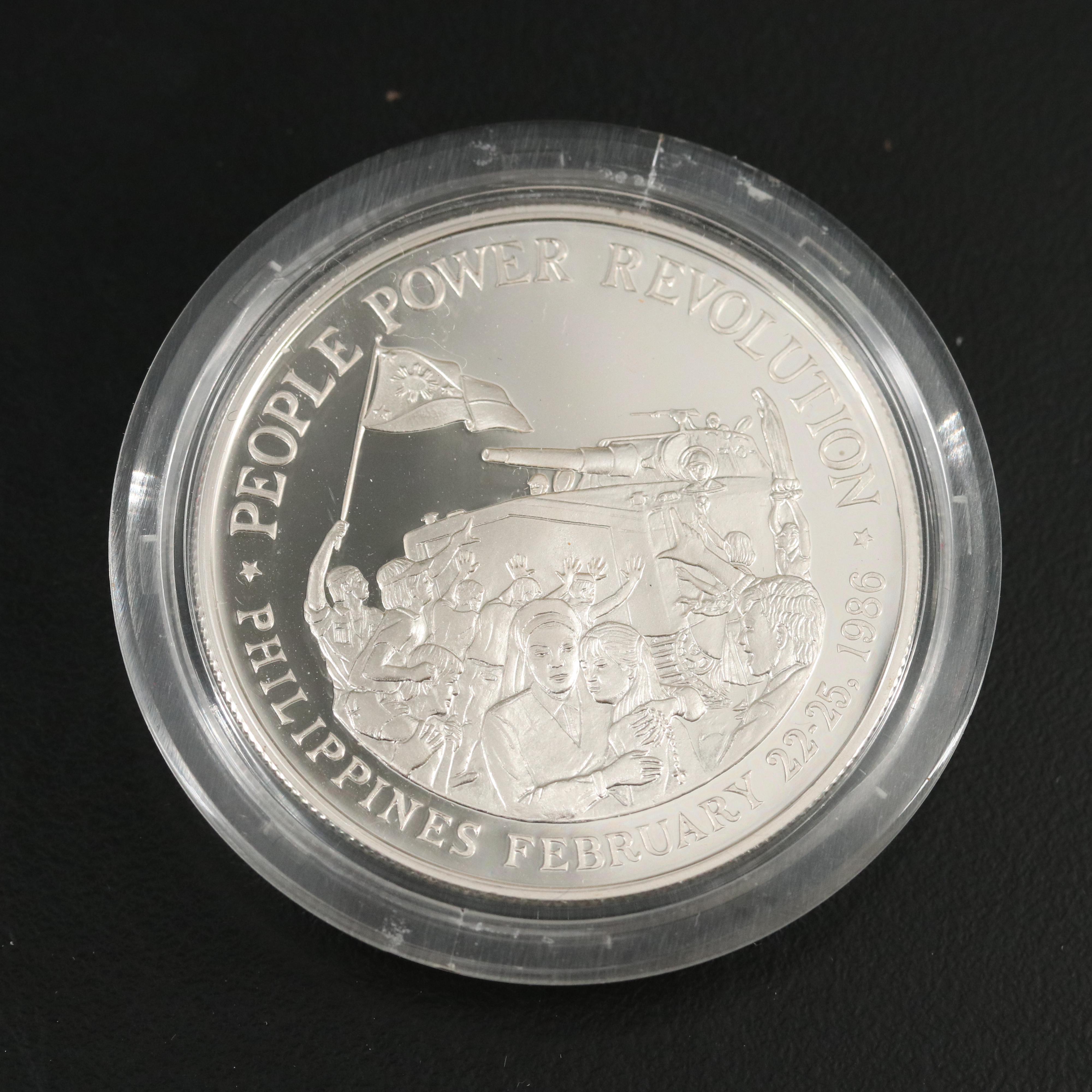Seven Commemorative Silver Coins and Medals