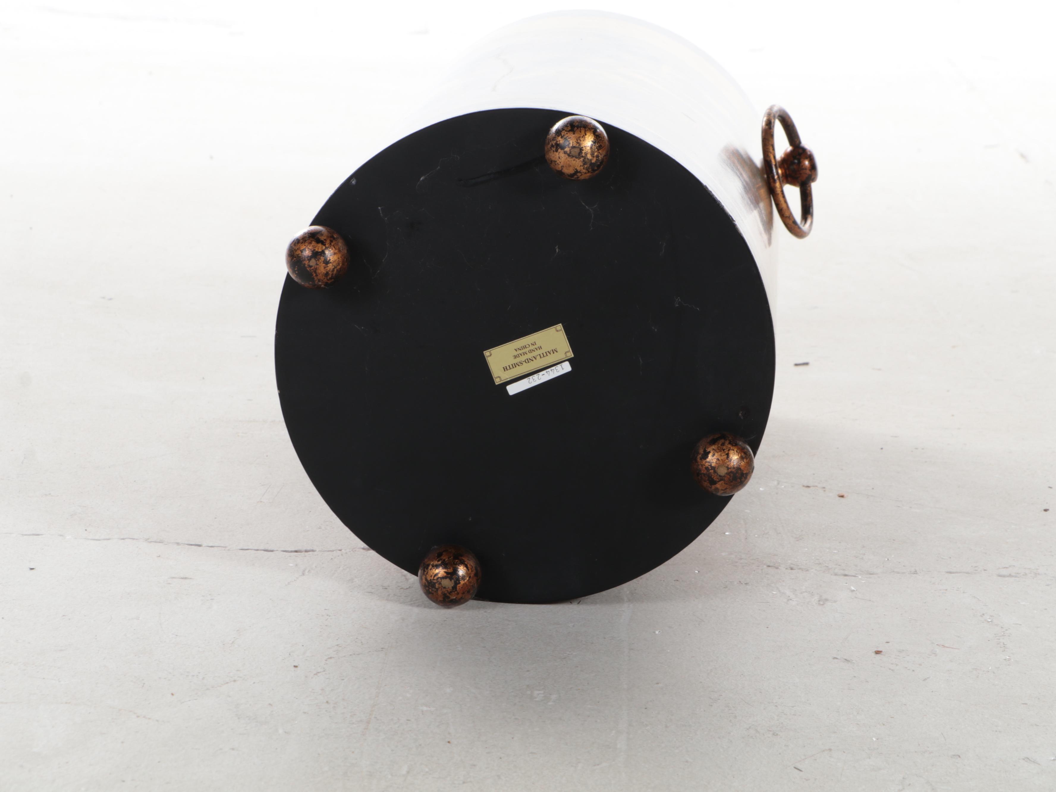 Maitland-Smith Dog Motif Coromandel Walking Stick Stand and More