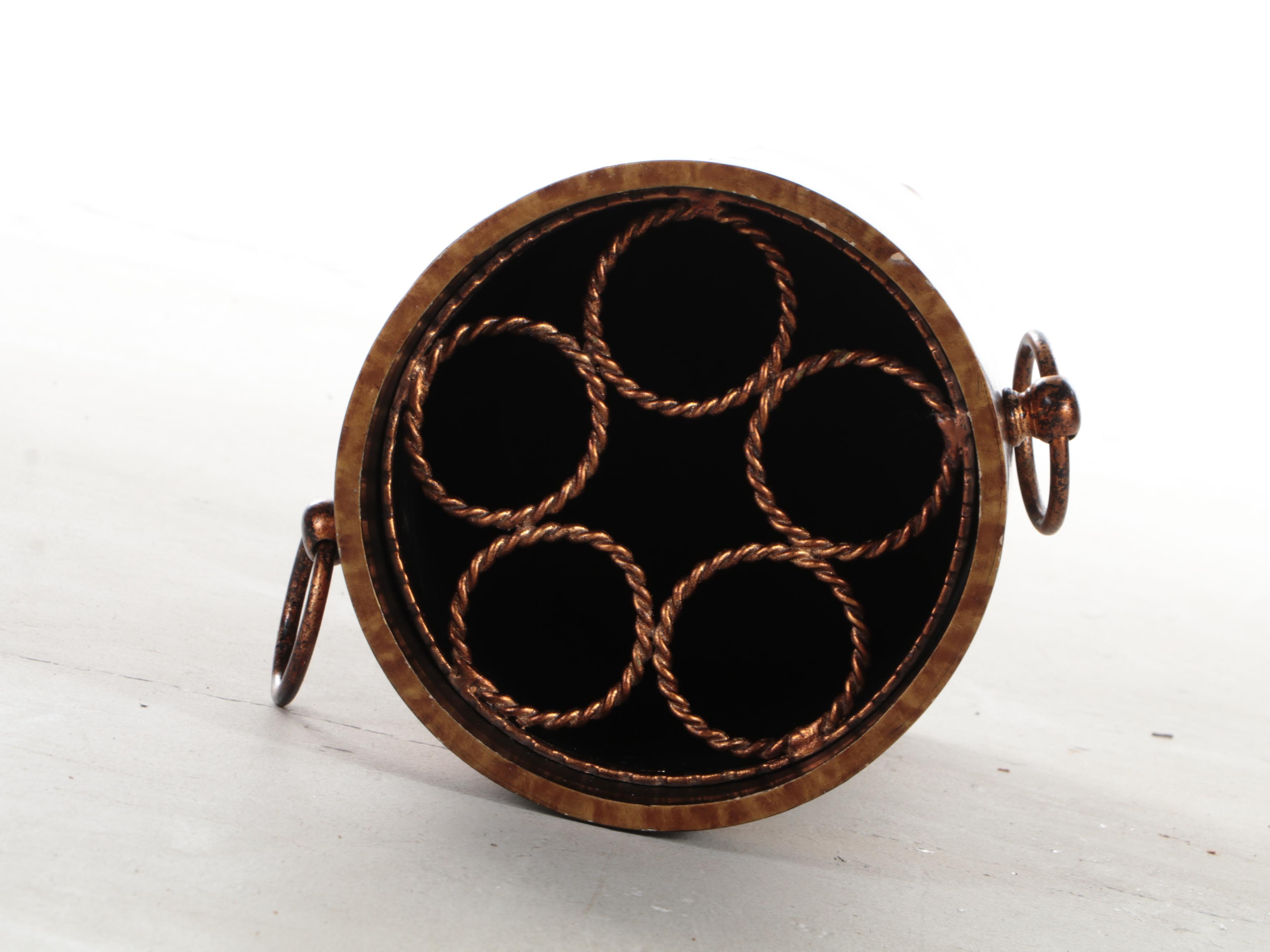 Maitland-Smith Dog Motif Coromandel Walking Stick Stand and More