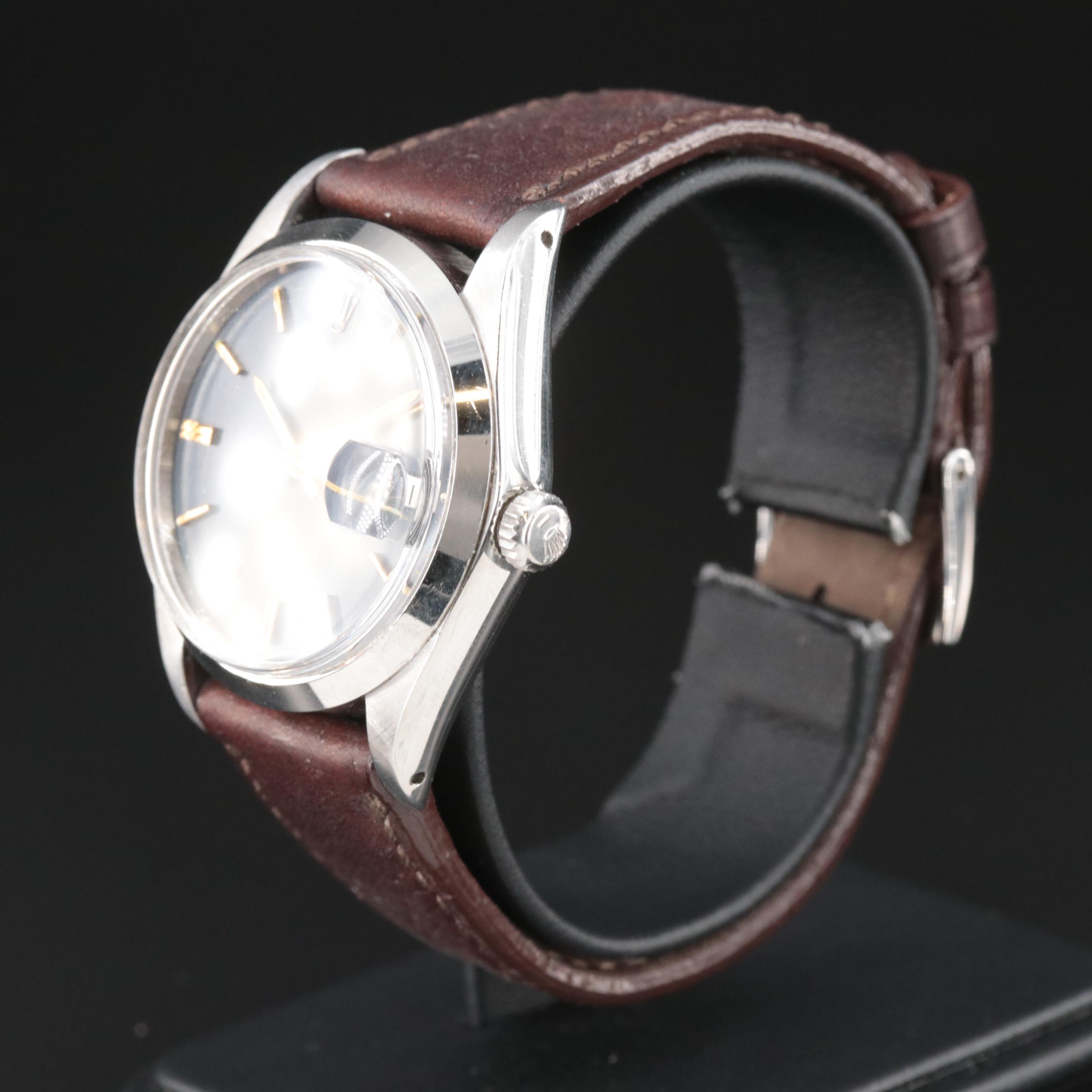 1971 Rolex Oysterdate Precision Stainless Steel Watch