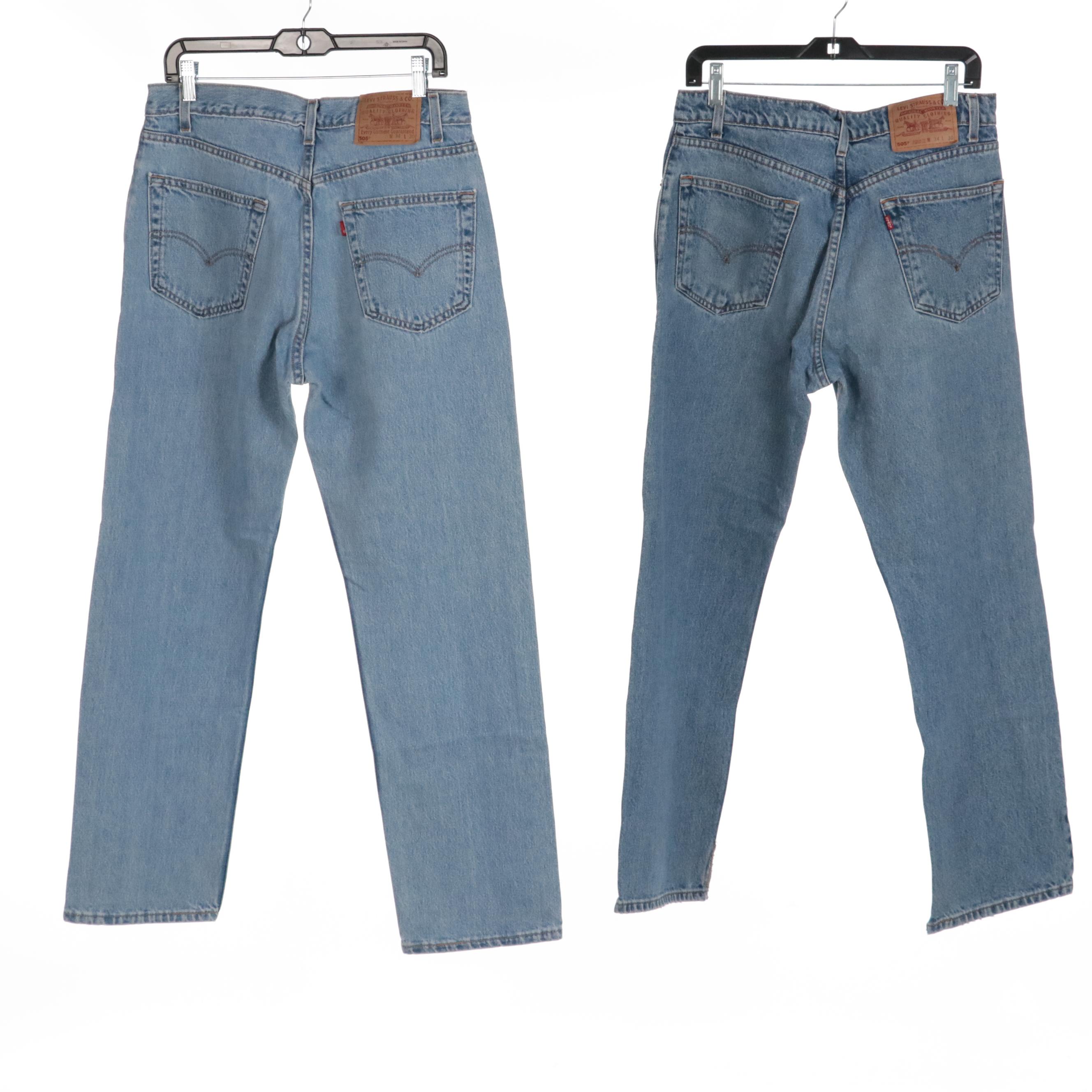 Men's Levi Strauss & Co. 505 Jeans in Cotton Denim