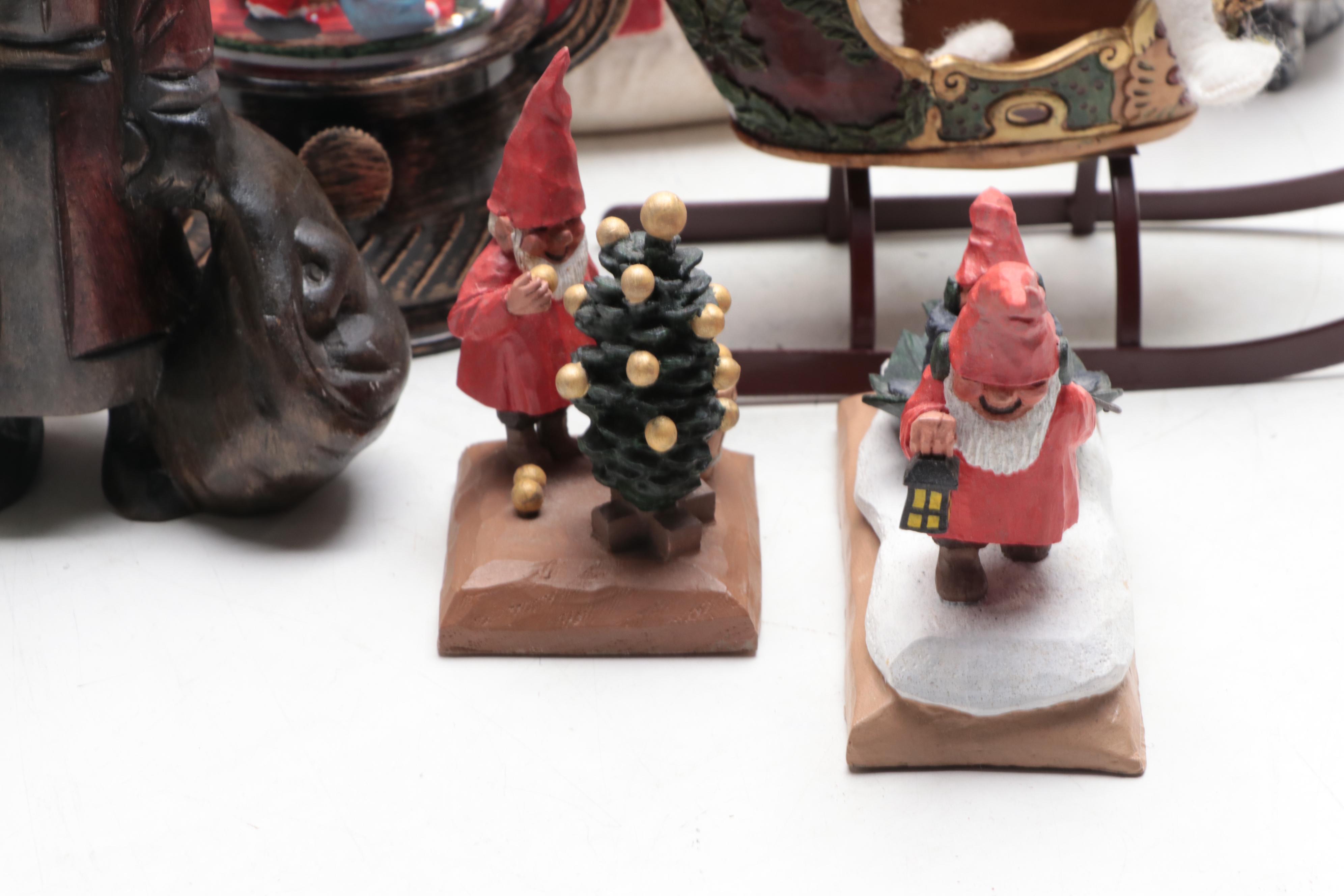 Japanese Ceramic Christmas Mice Figurines and More Christmas Décor