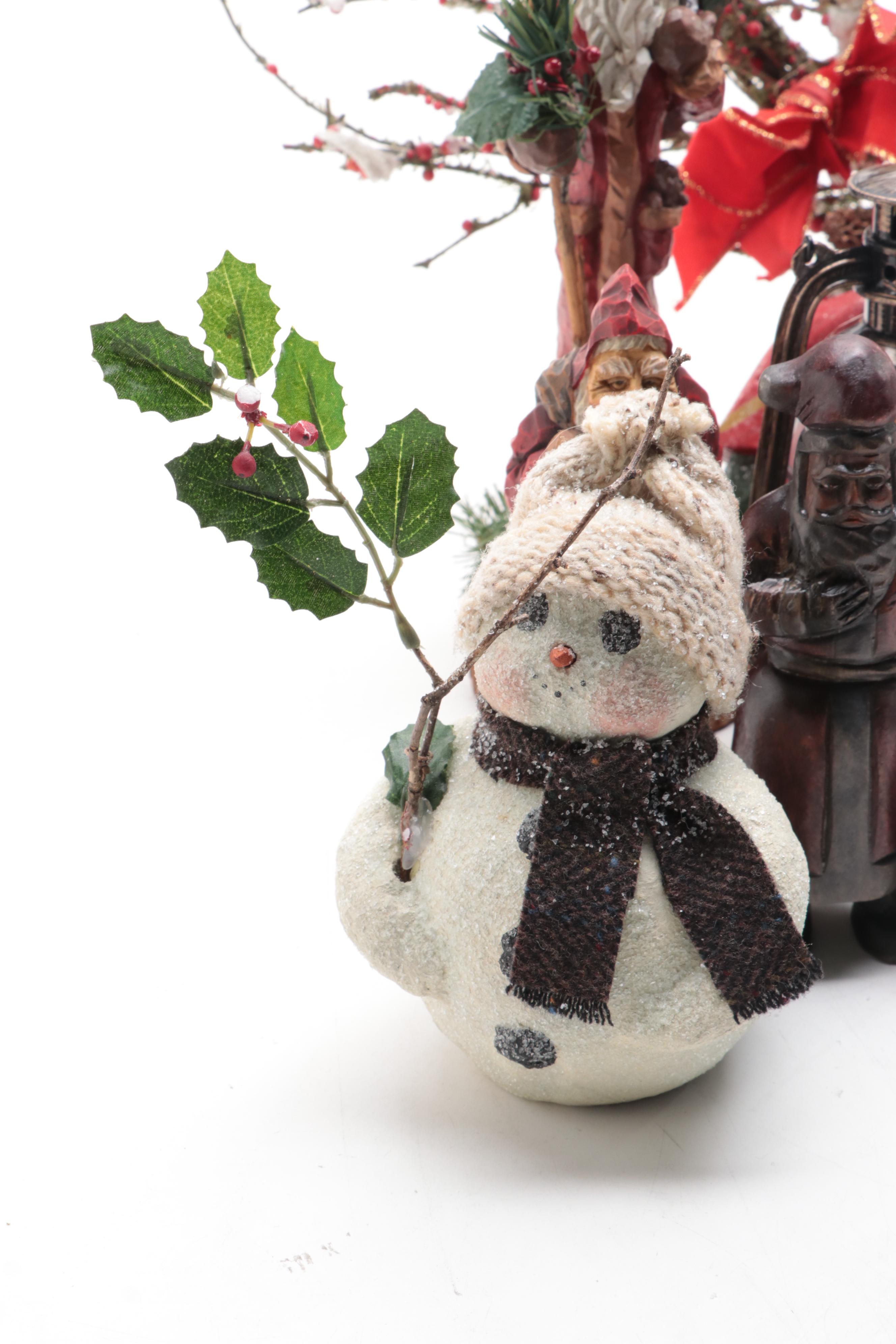 Japanese Ceramic Christmas Mice Figurines and More Christmas Décor