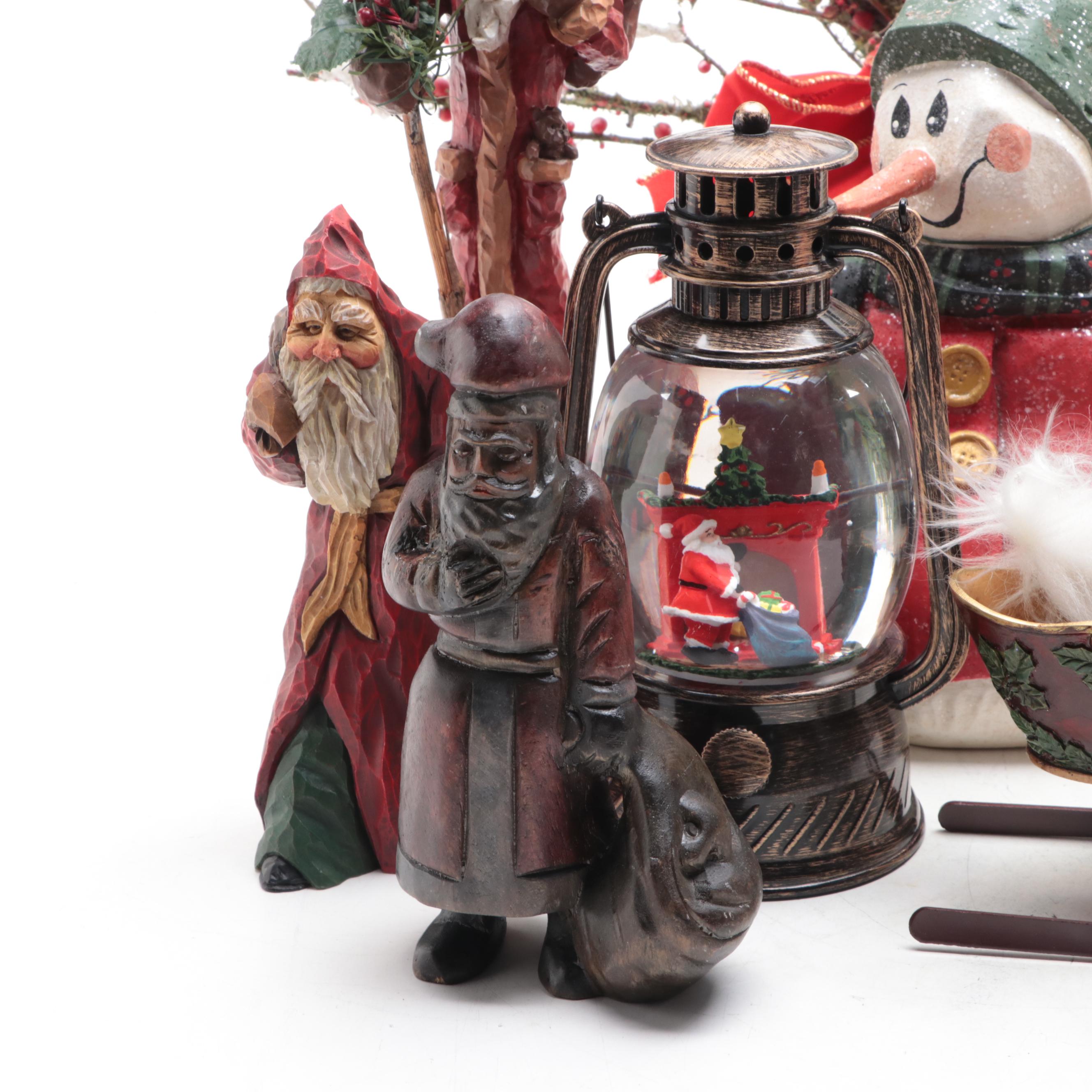 Japanese Ceramic Christmas Mice Figurines and More Christmas Décor