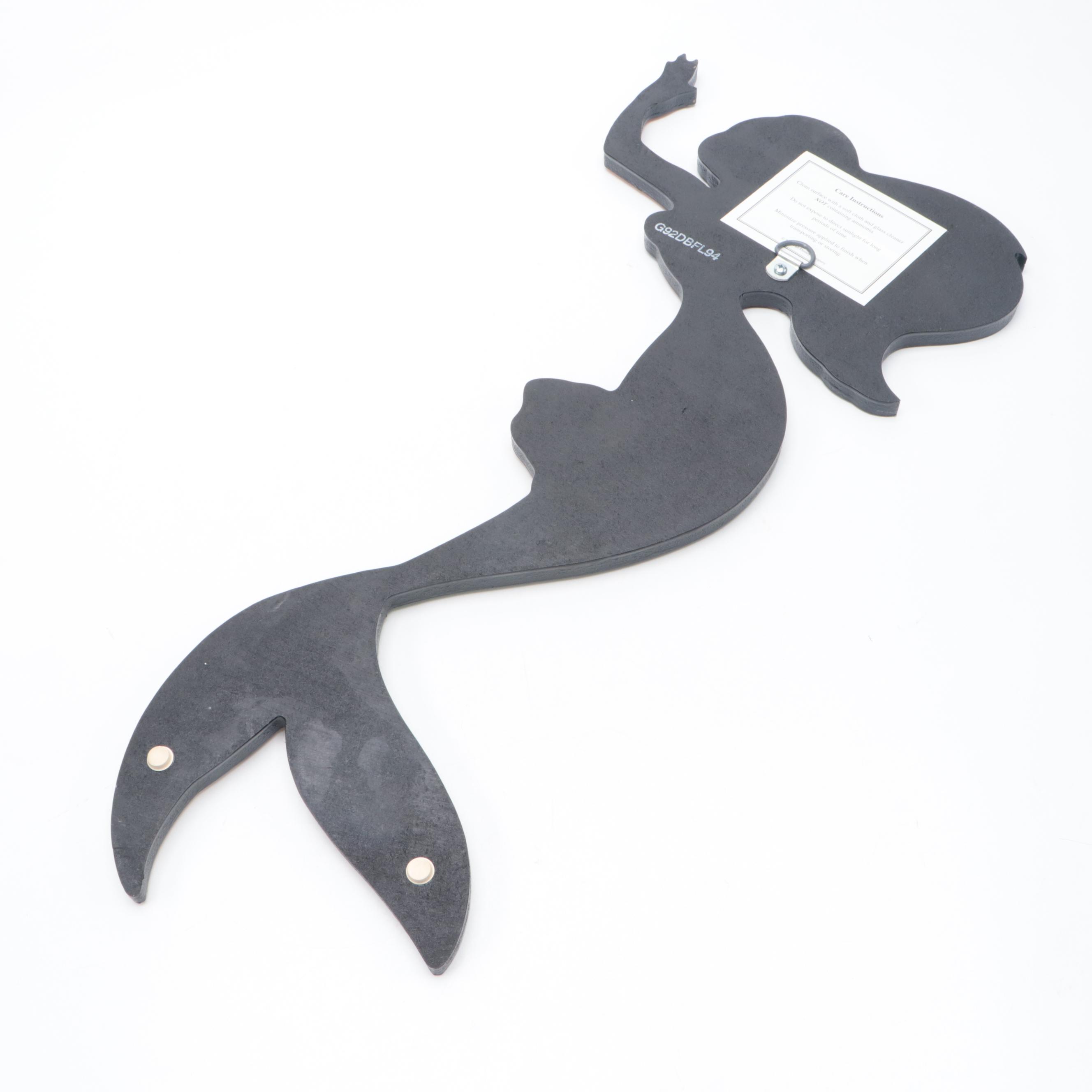 Edwin Knowles "Little Mermaid" Porcelain Plates with Other Wooden Cutout