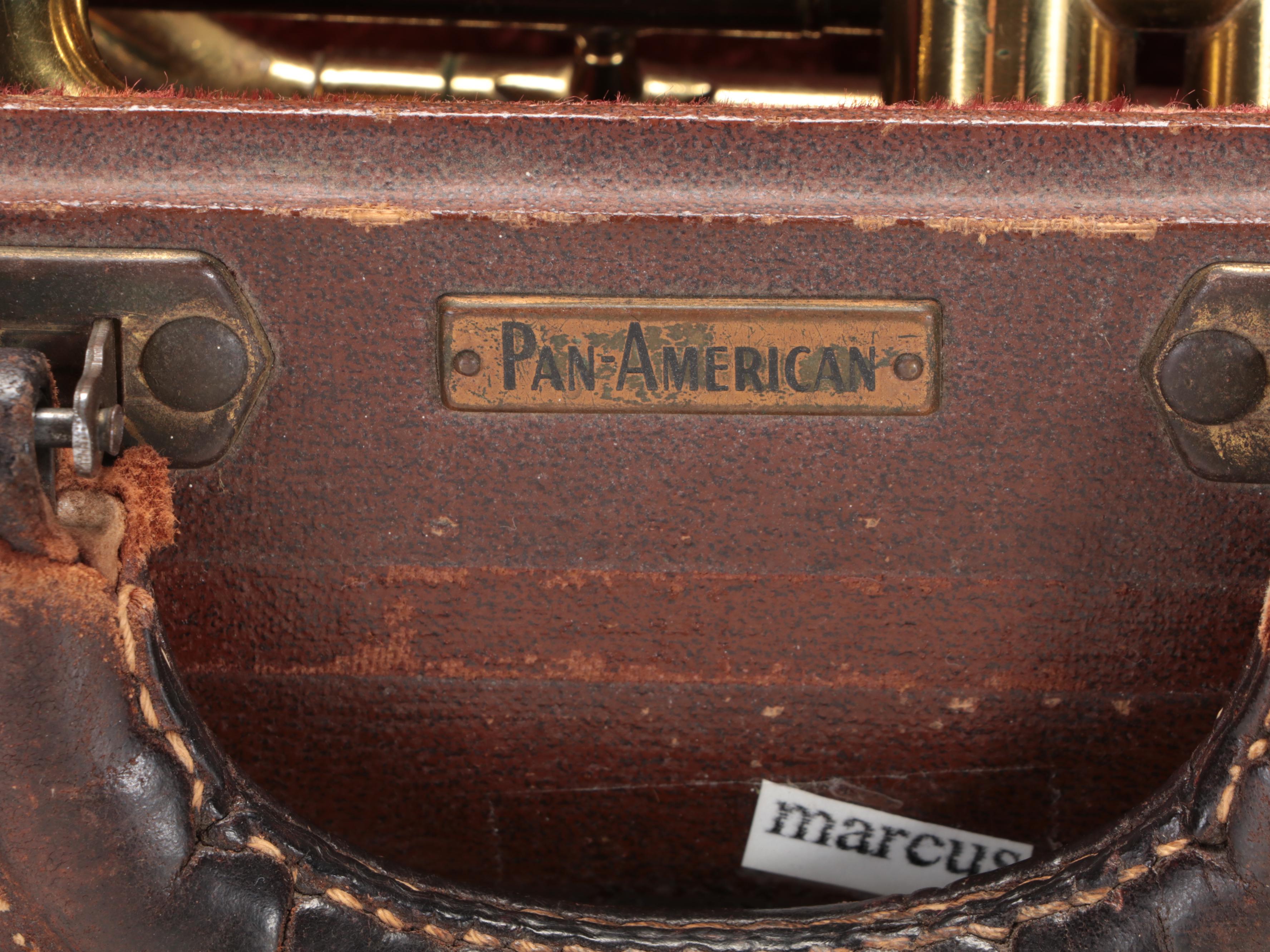 Pan-American Cornet with Case, Mid to Late 20th Century