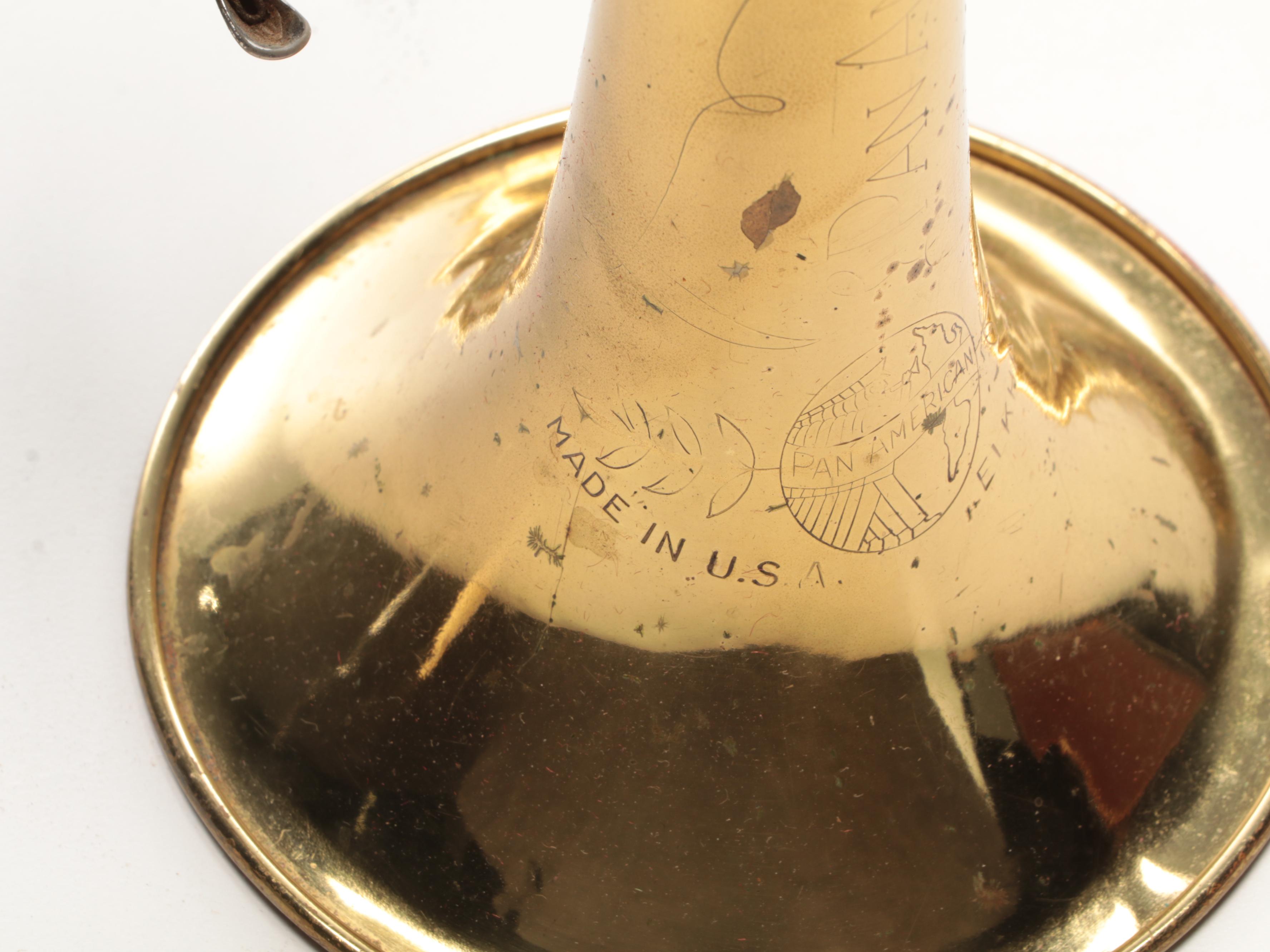 Pan-American Cornet with Case, Mid to Late 20th Century