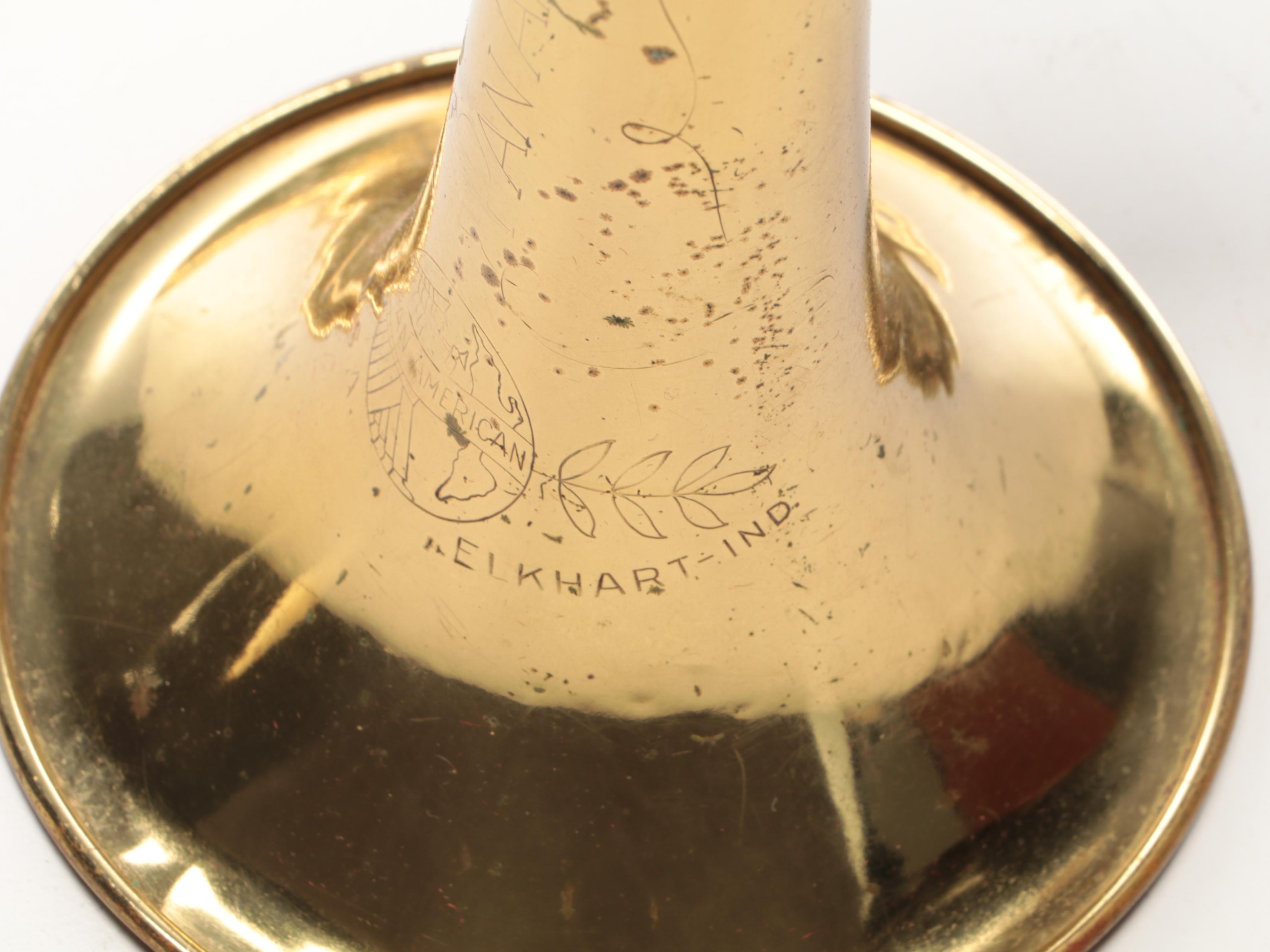 Pan-American Cornet with Case, Mid to Late 20th Century