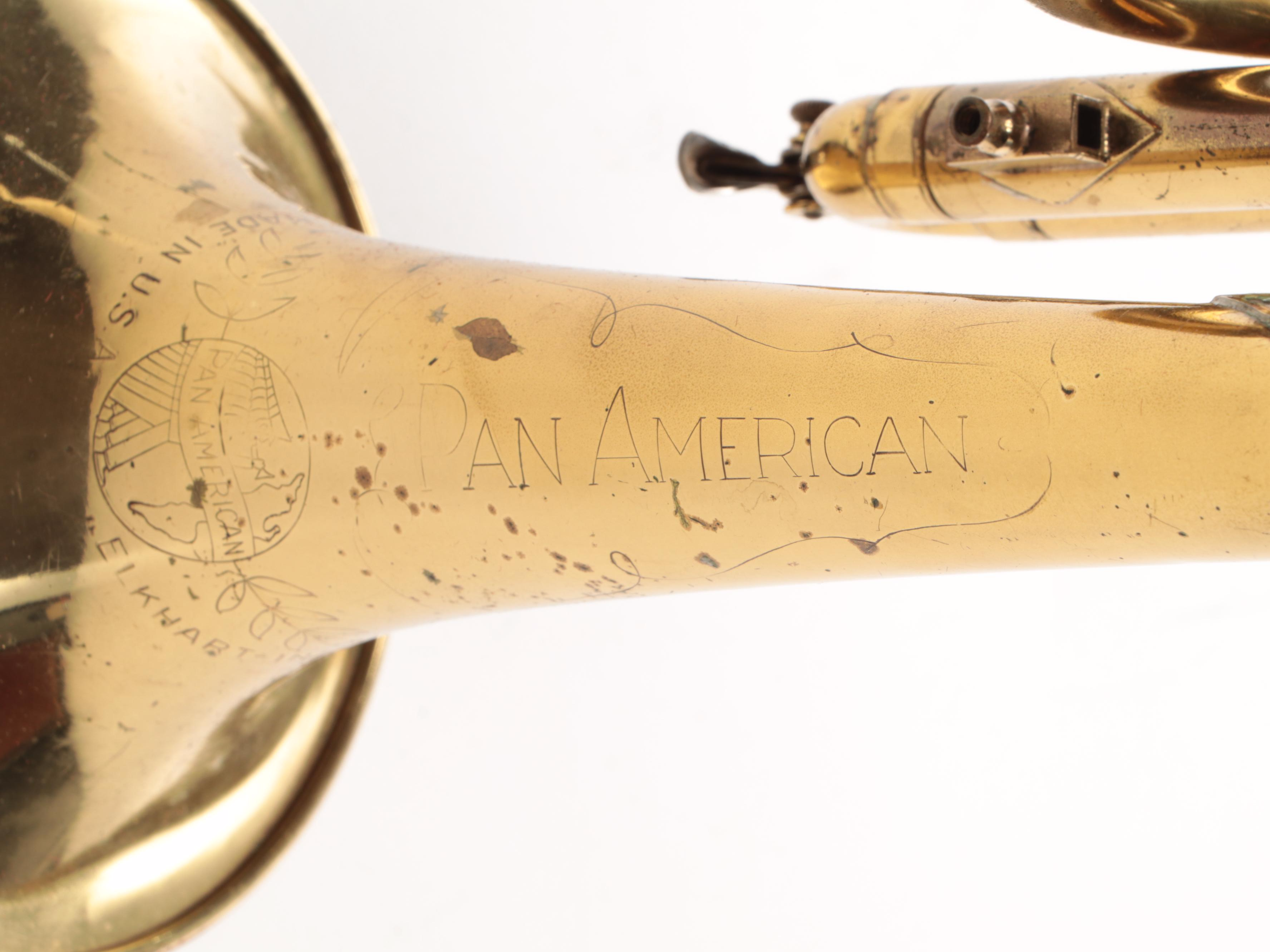 Pan-American Cornet with Case, Mid to Late 20th Century