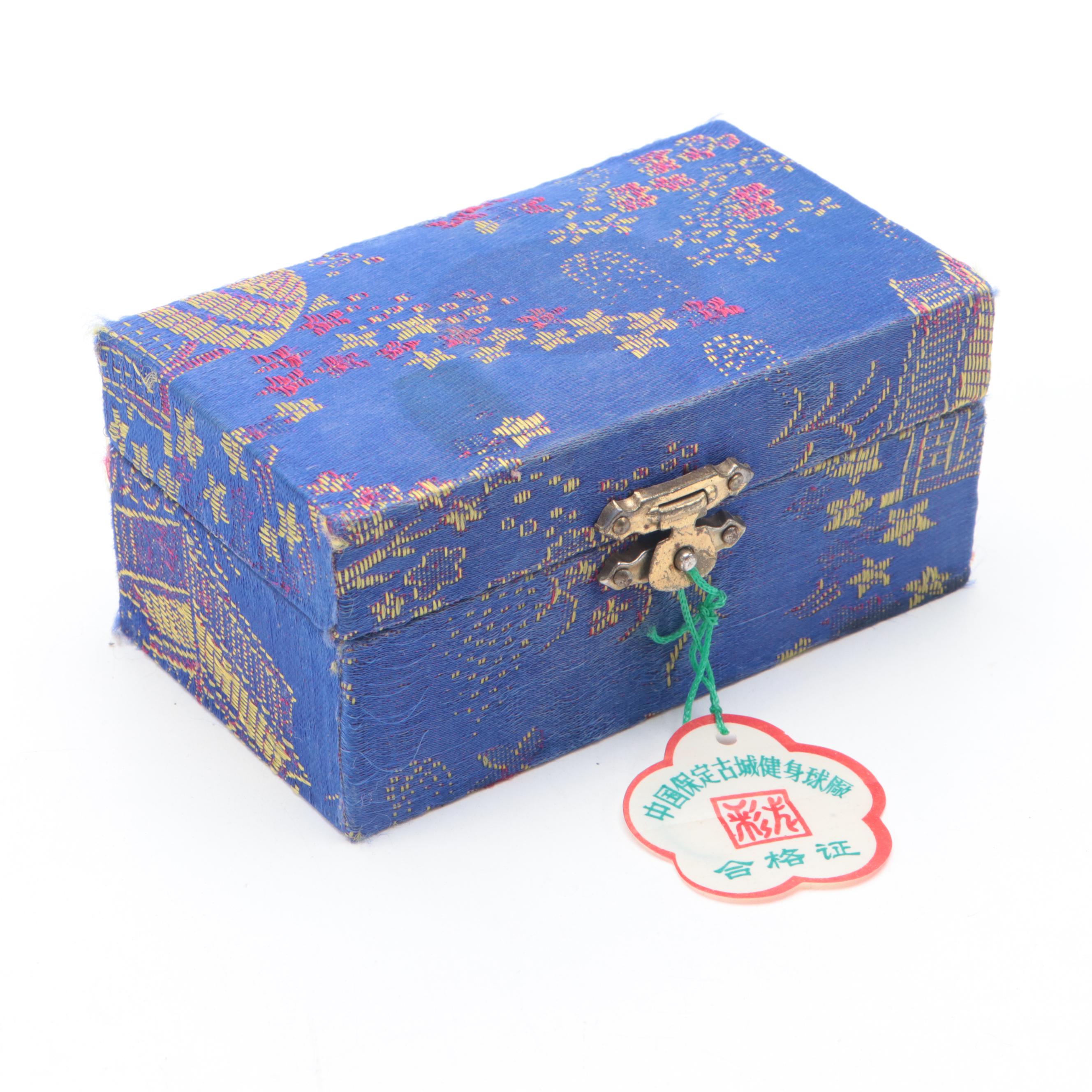 Japanese Daimyo Samurai Washi Papier-Mache Figurine with Other Decor