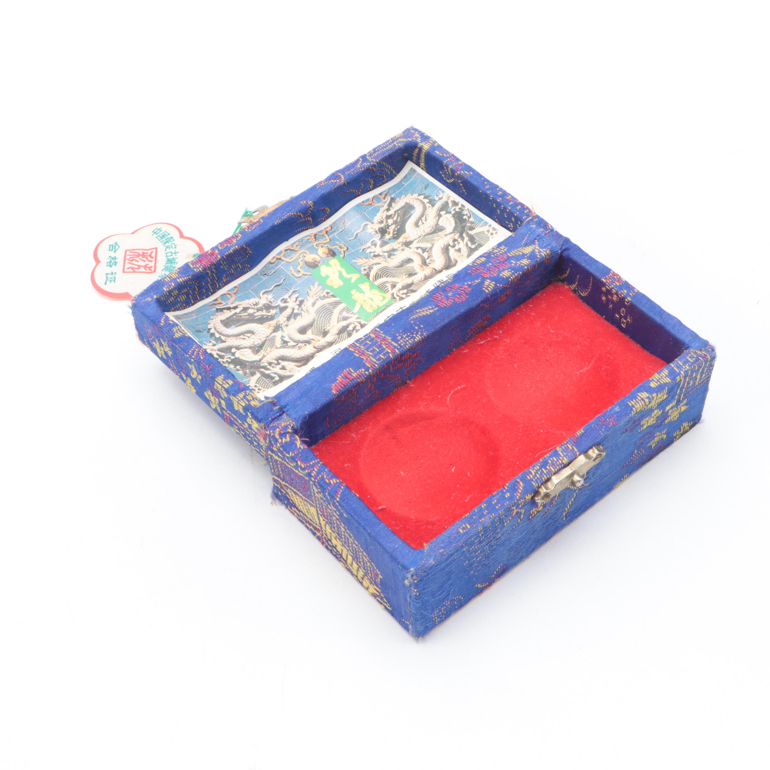 Japanese Daimyo Samurai Washi Papier-Mache Figurine with Other Decor