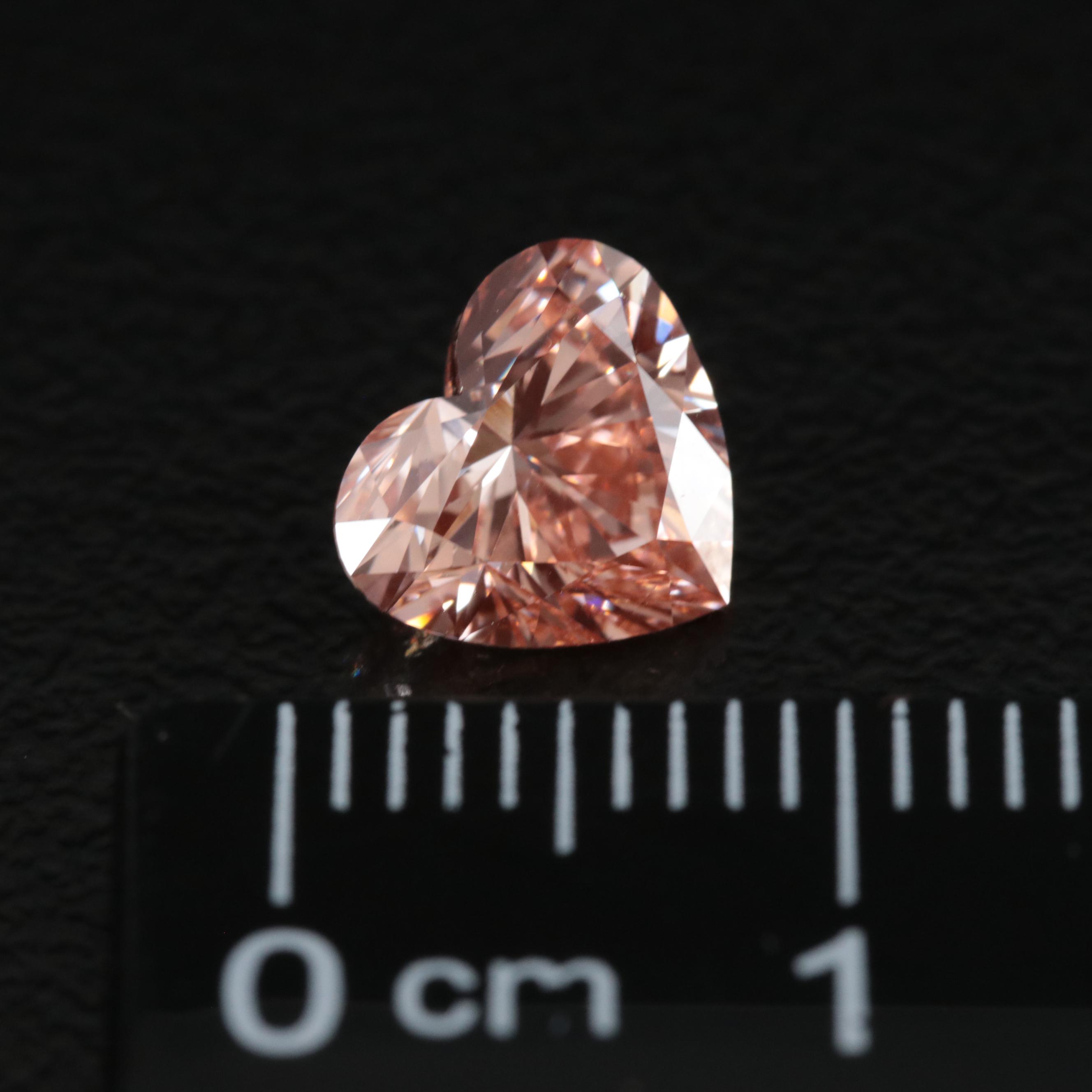 Loose 1.61 CT Fancy Pink Diamond