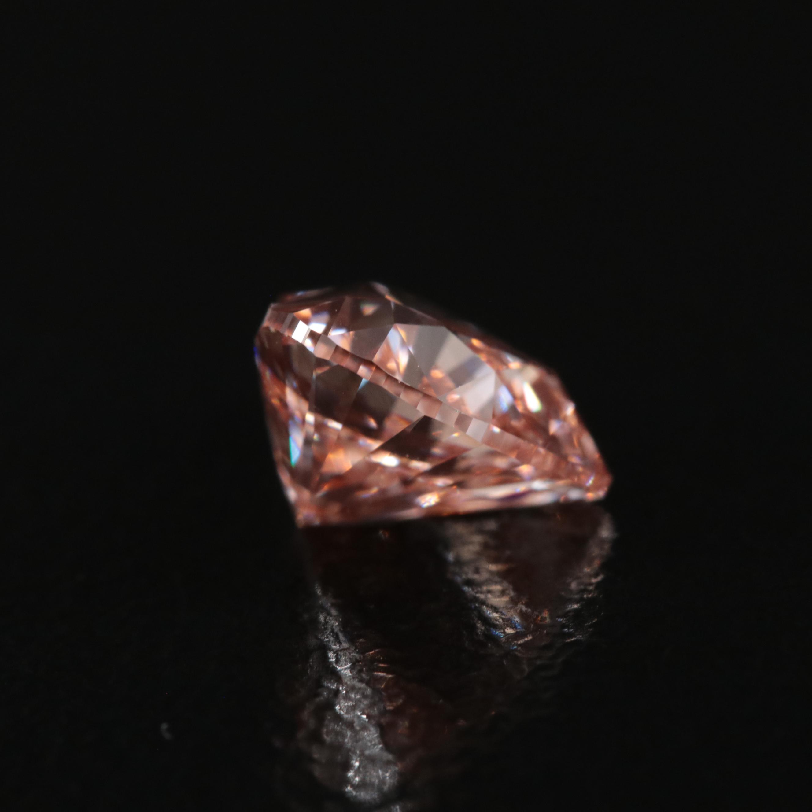 Loose 1.61 CT Fancy Pink Diamond