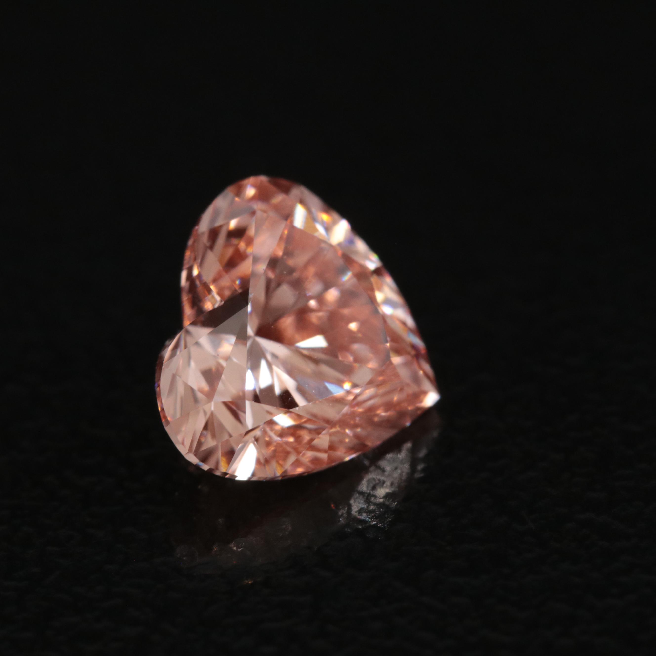 Loose 1.61 CT Fancy Pink Diamond