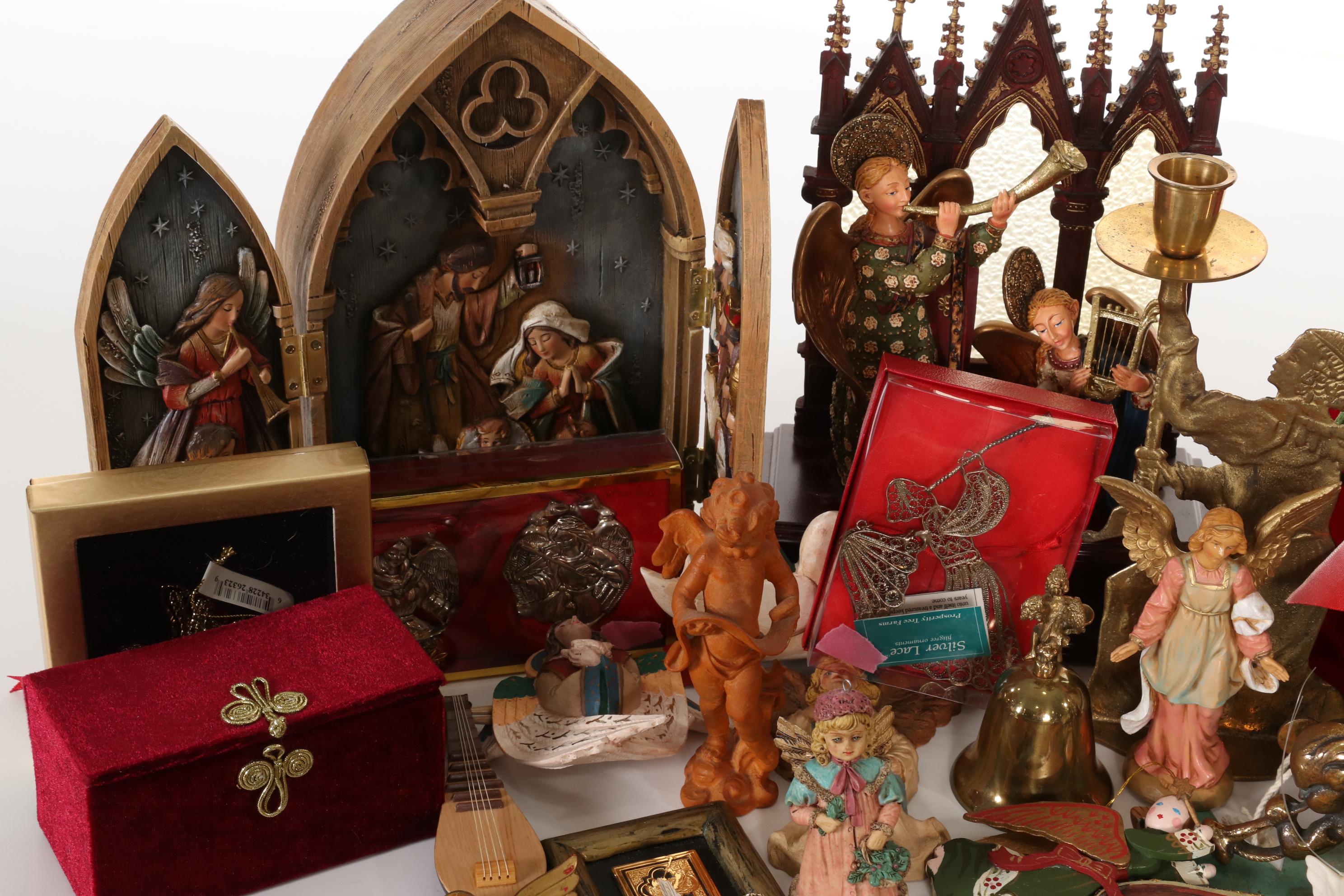 Victorian Style Christmas Ornaments and Décor Featuring Gorham