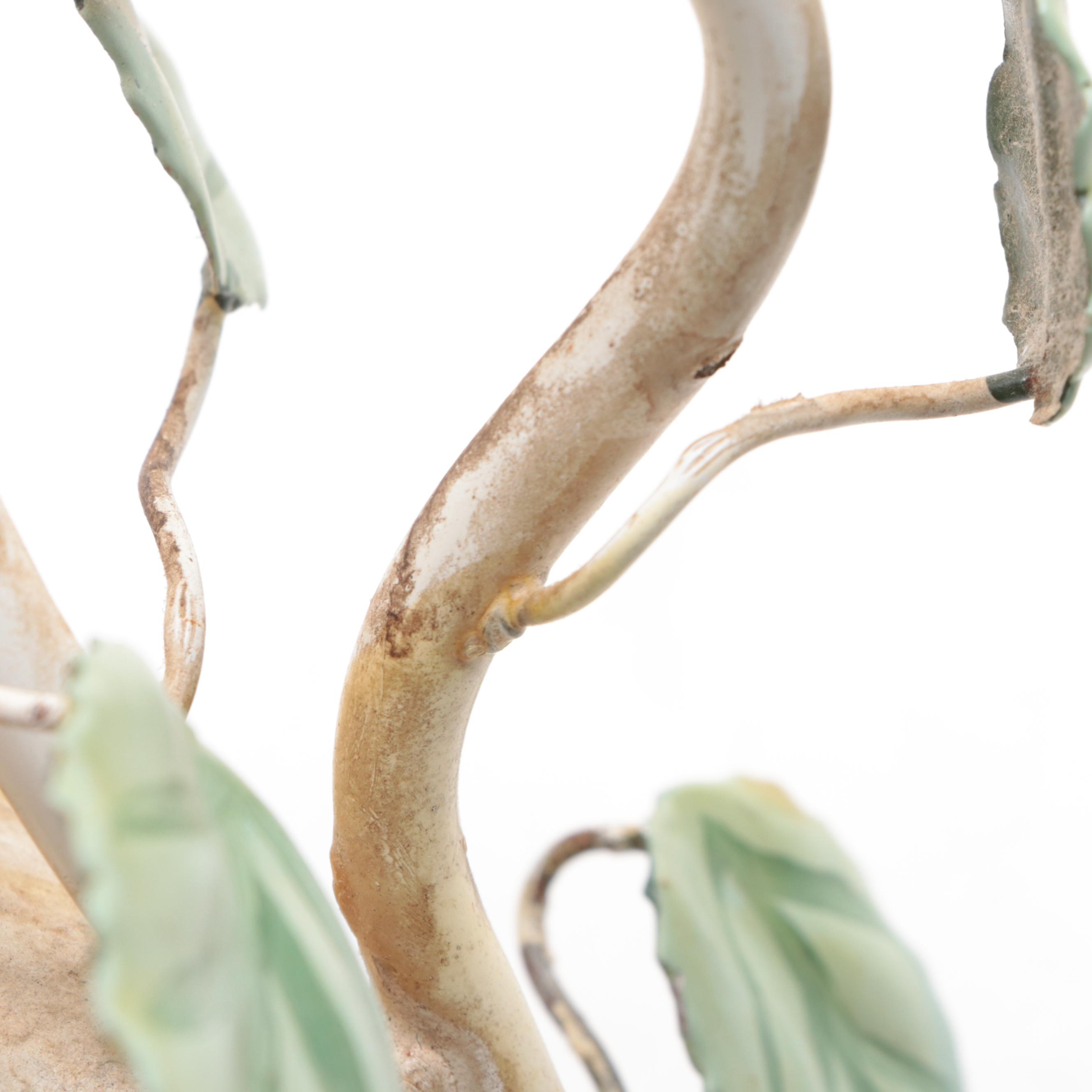 Pair of Italianate Mid-Century Style Toleware Wall Sconces