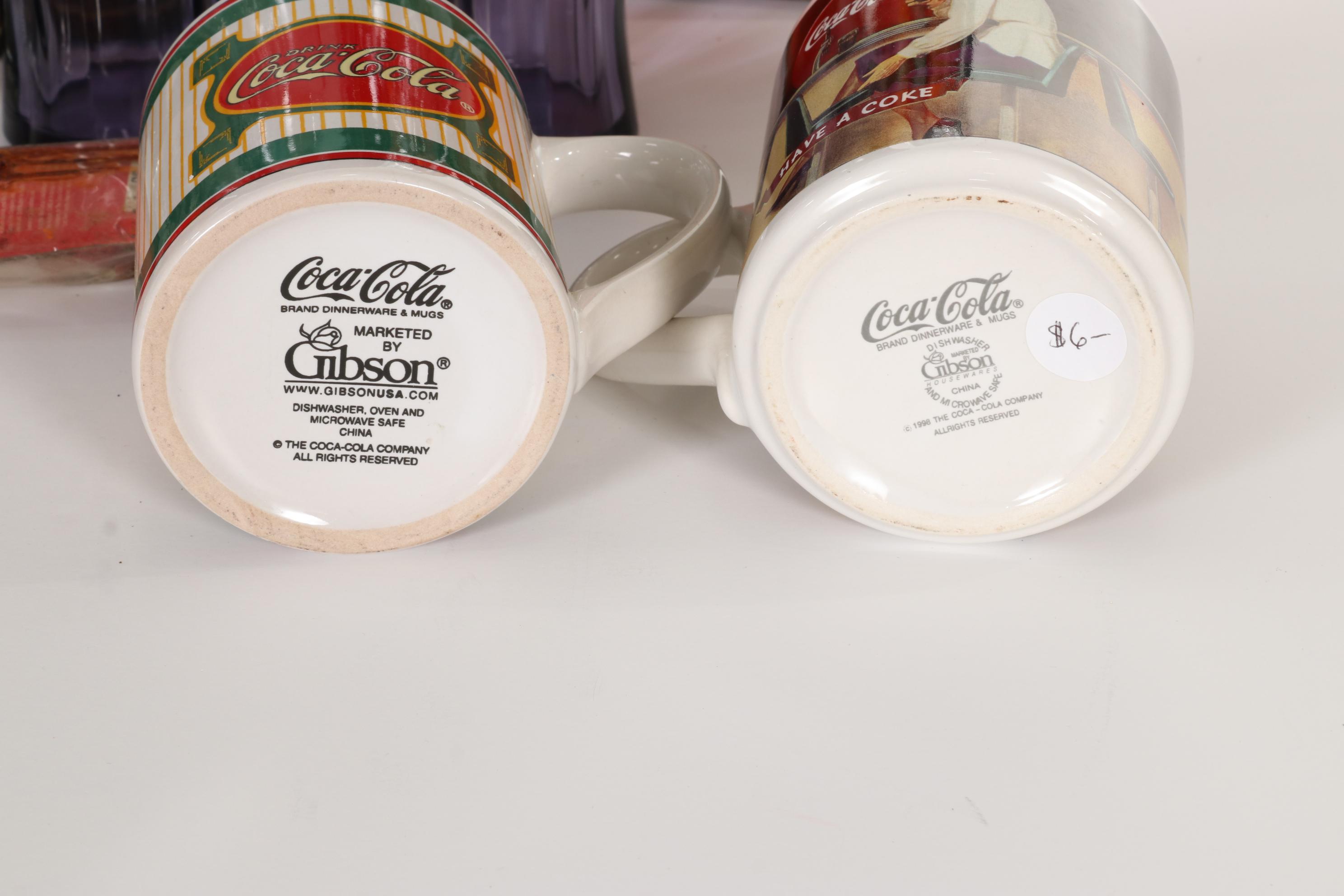 Coca Cola Wooden Crates, Drinkware, and Other Table Decor