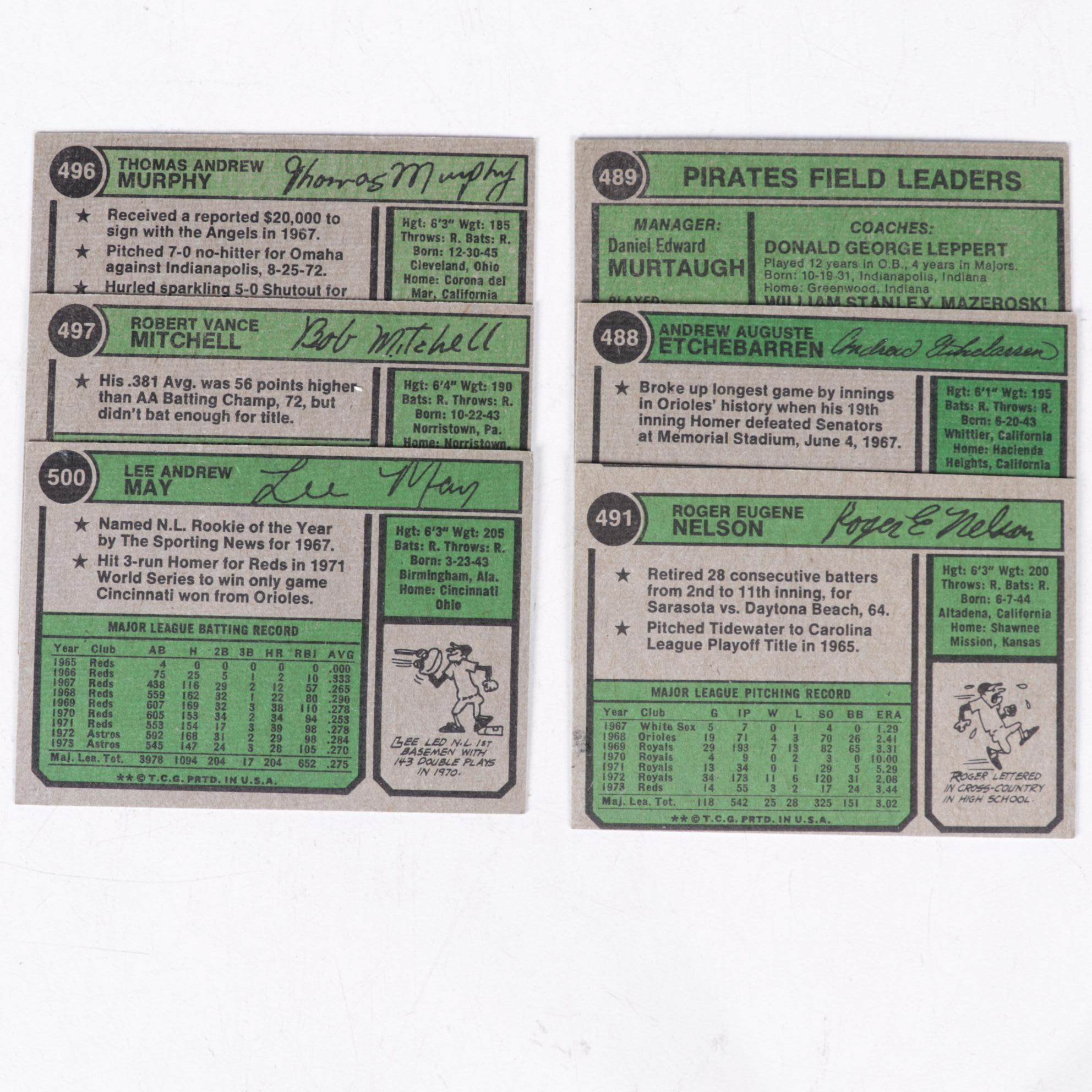 Baseball Card Collection, 1970s