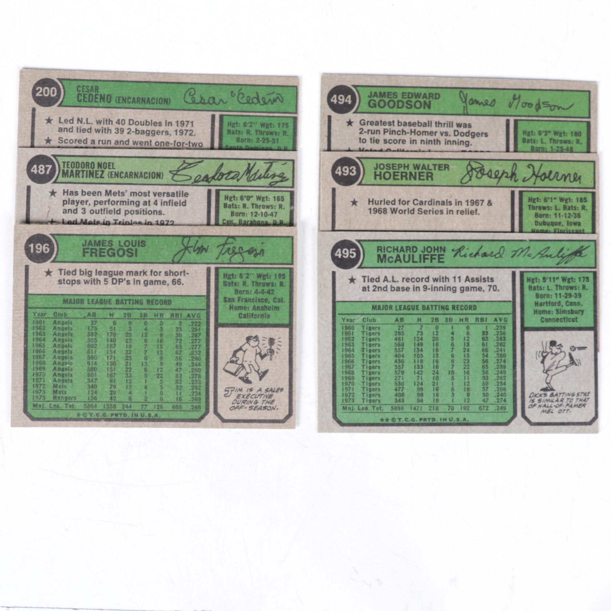 Baseball Card Collection, 1970s