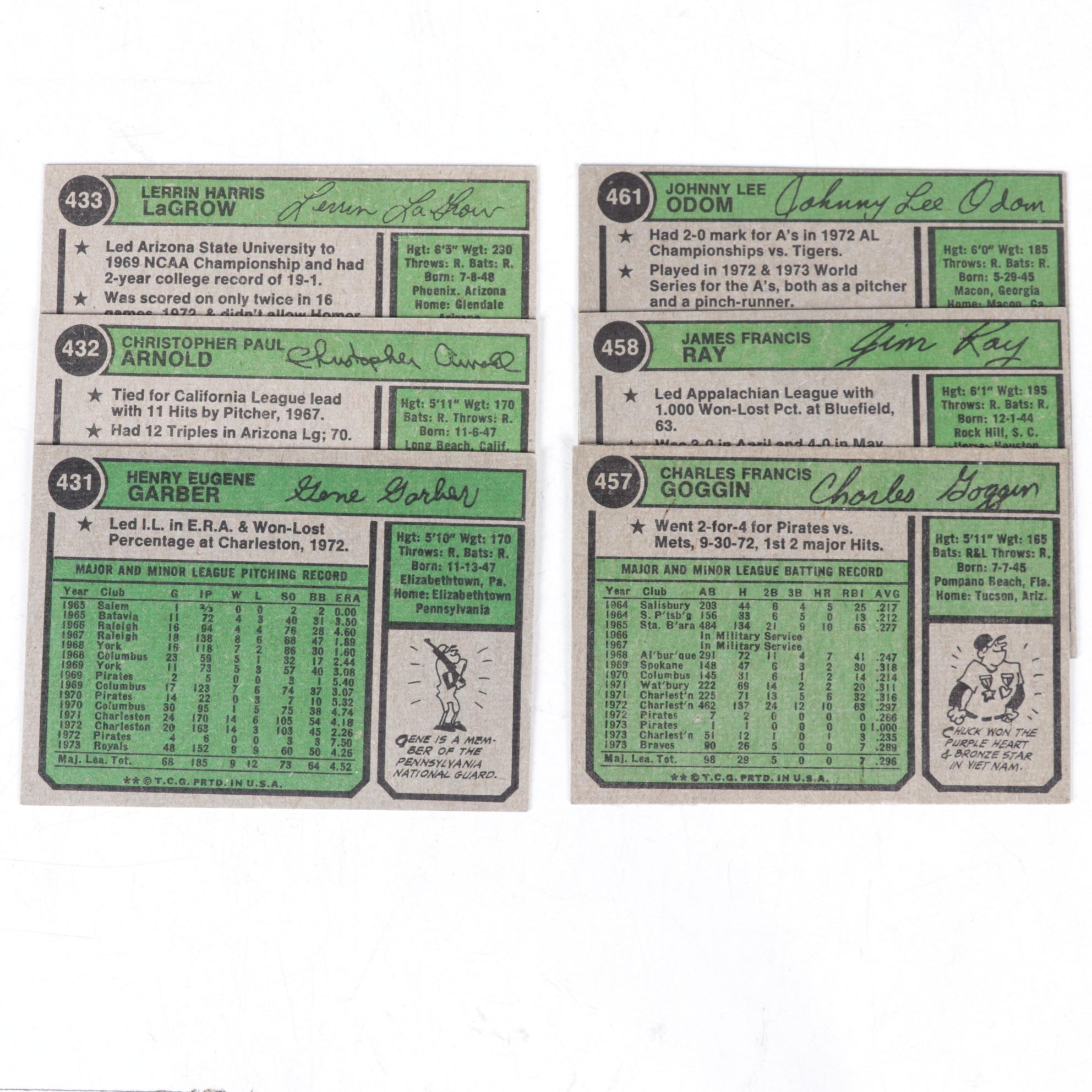 Baseball Card Collection, 1970s