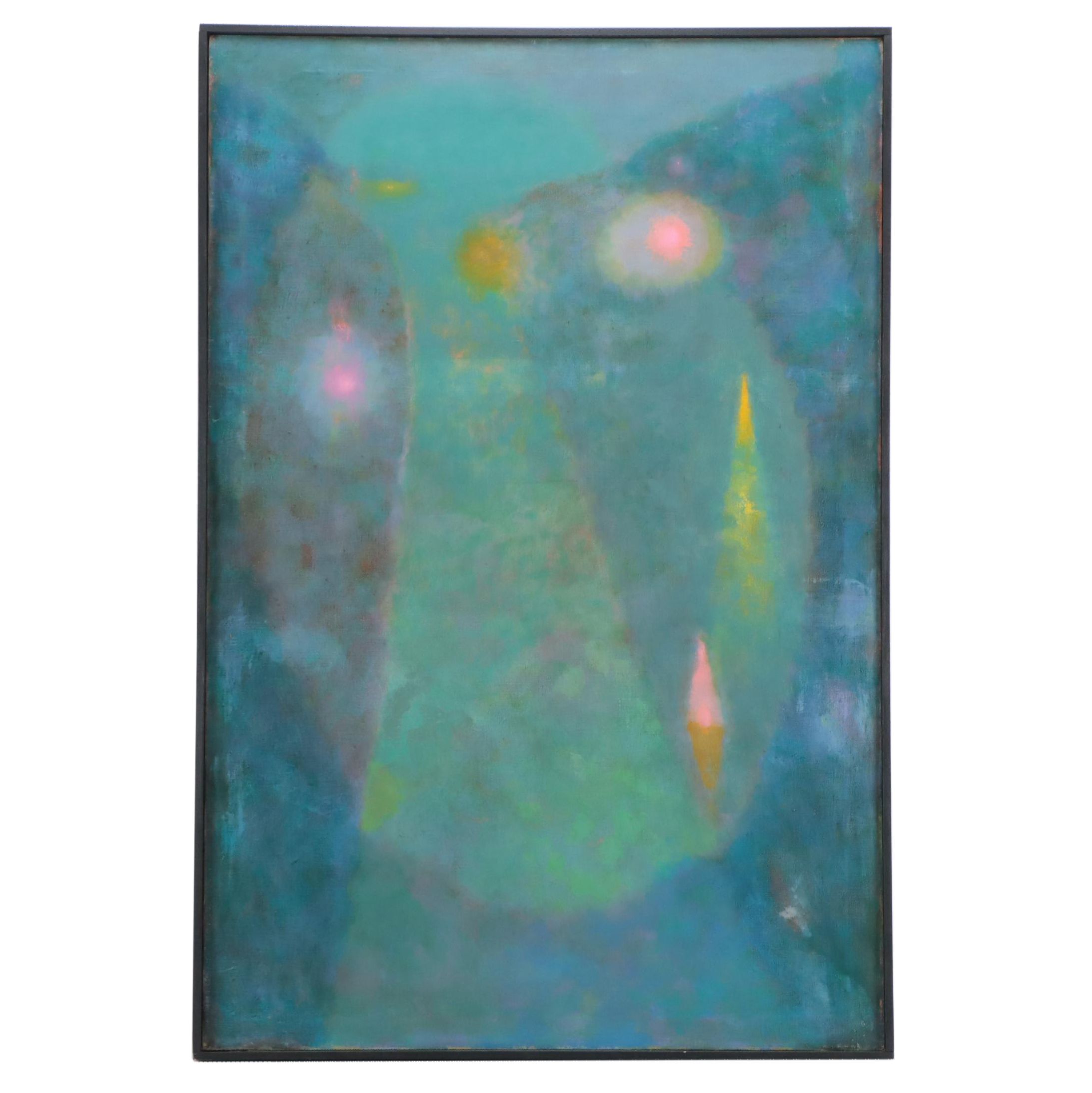 Martin Friedman Modern Oil Painting, Mid-Late 20th Century