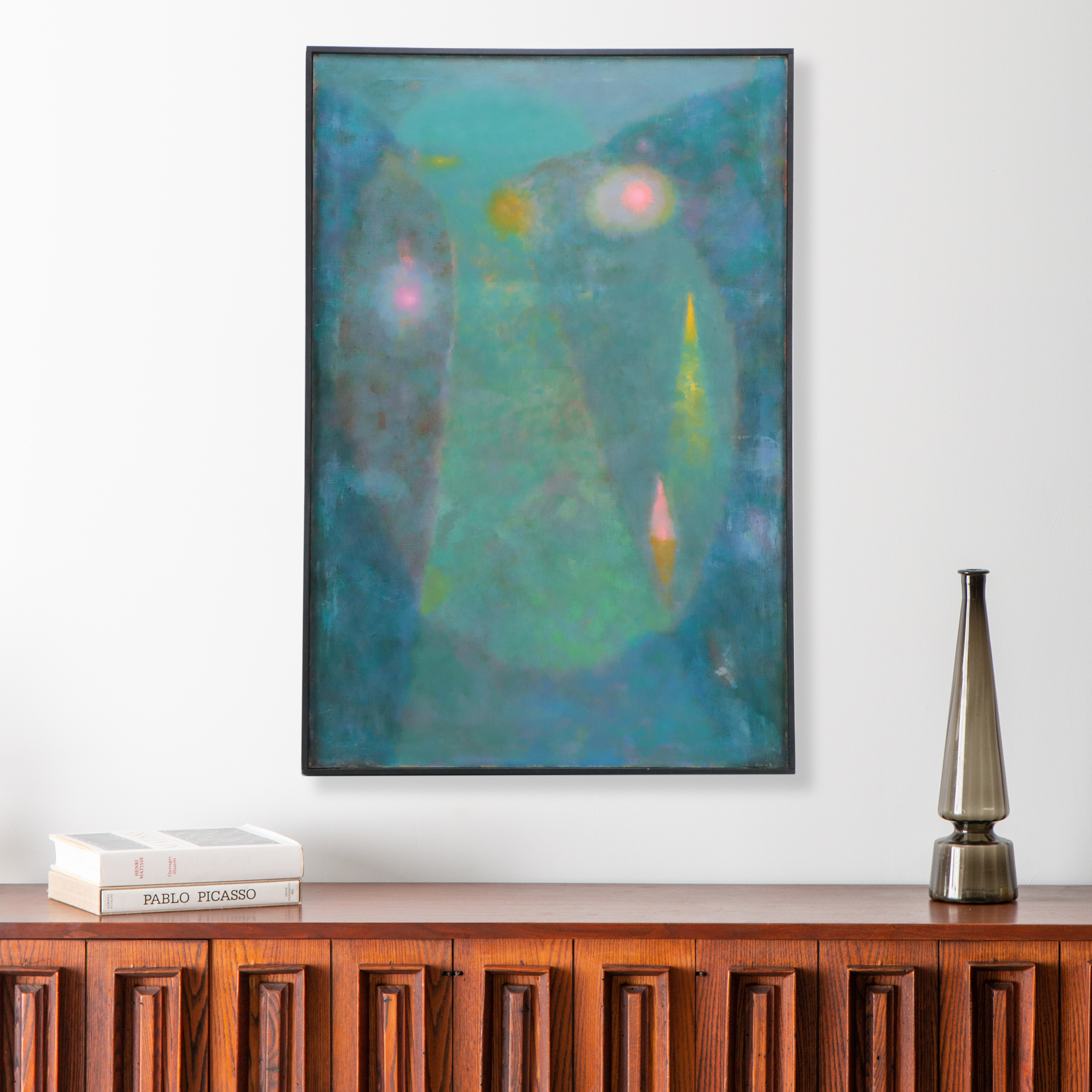 Martin Friedman Modern Oil Painting, Mid-Late 20th Century