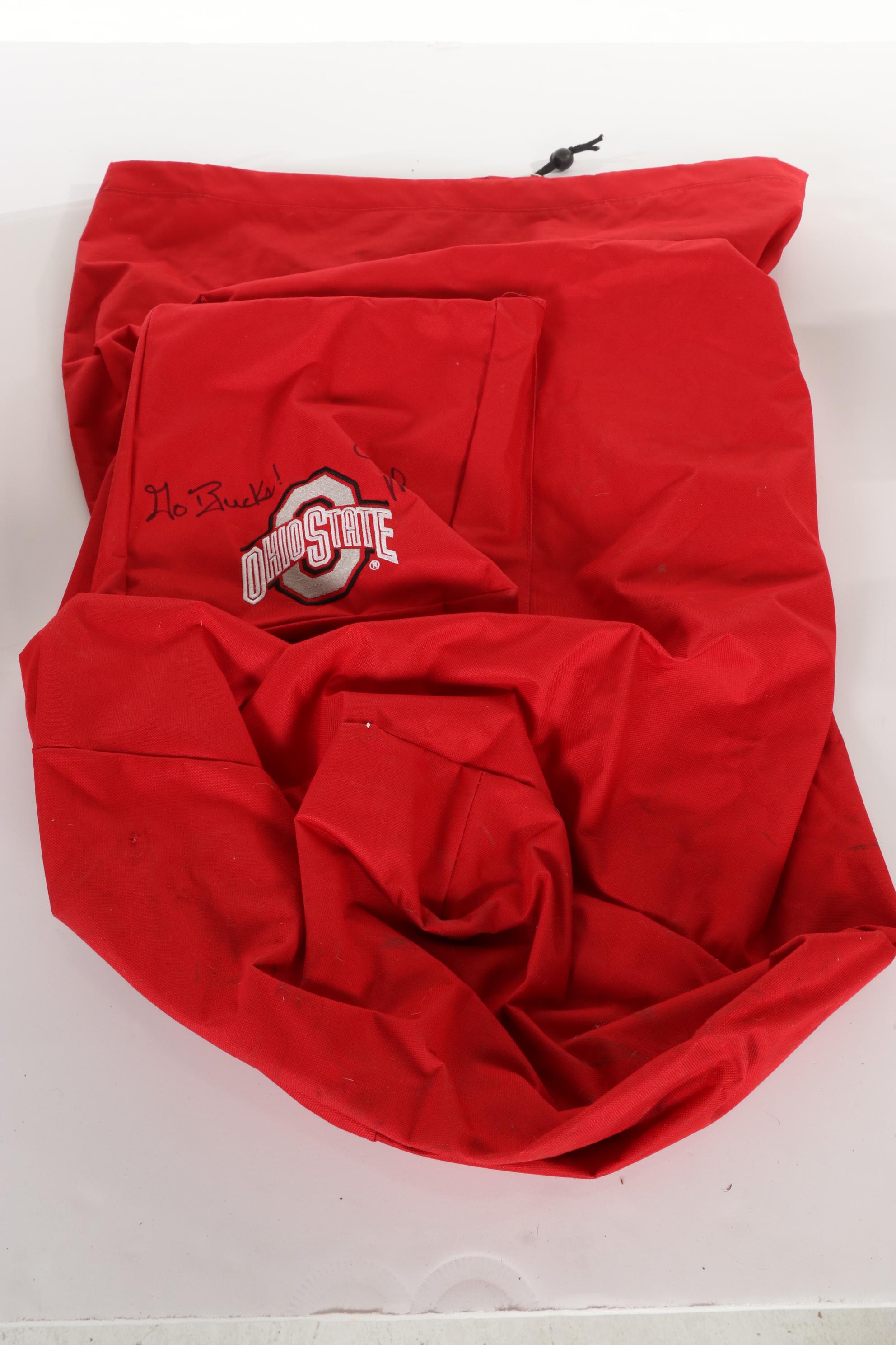 Ohio State University Buckeye Figurines, Table Lamp and Other Decor