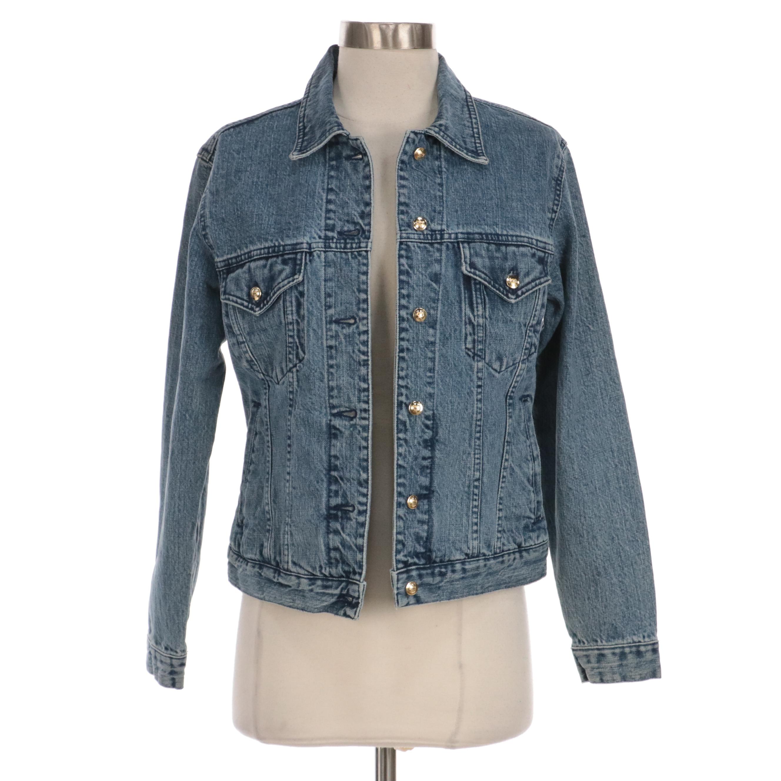 MCM The Golden Jeans Denim Trucker Jacker