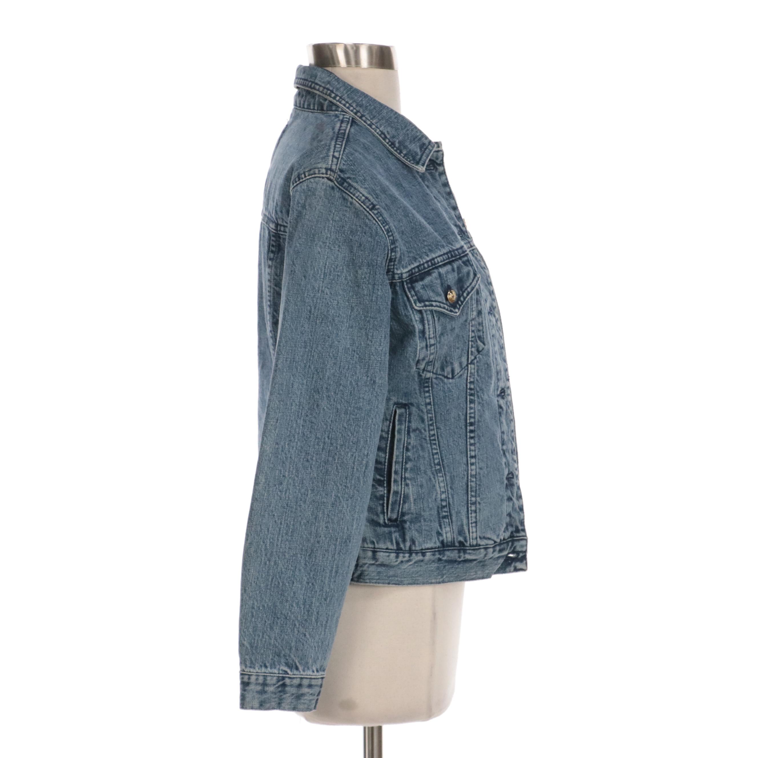 MCM The Golden Jeans Denim Trucker Jacker