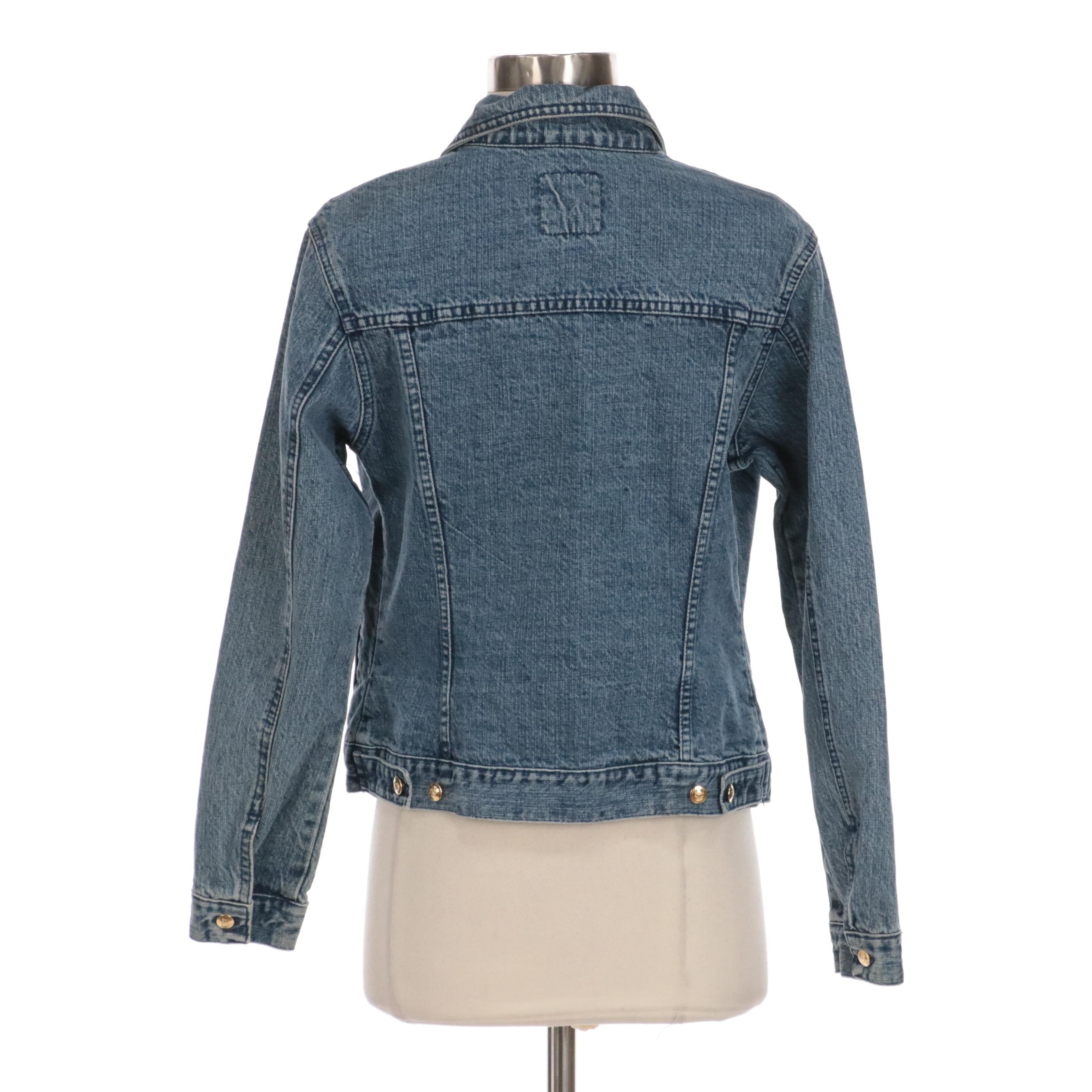 MCM The Golden Jeans Denim Trucker Jacker