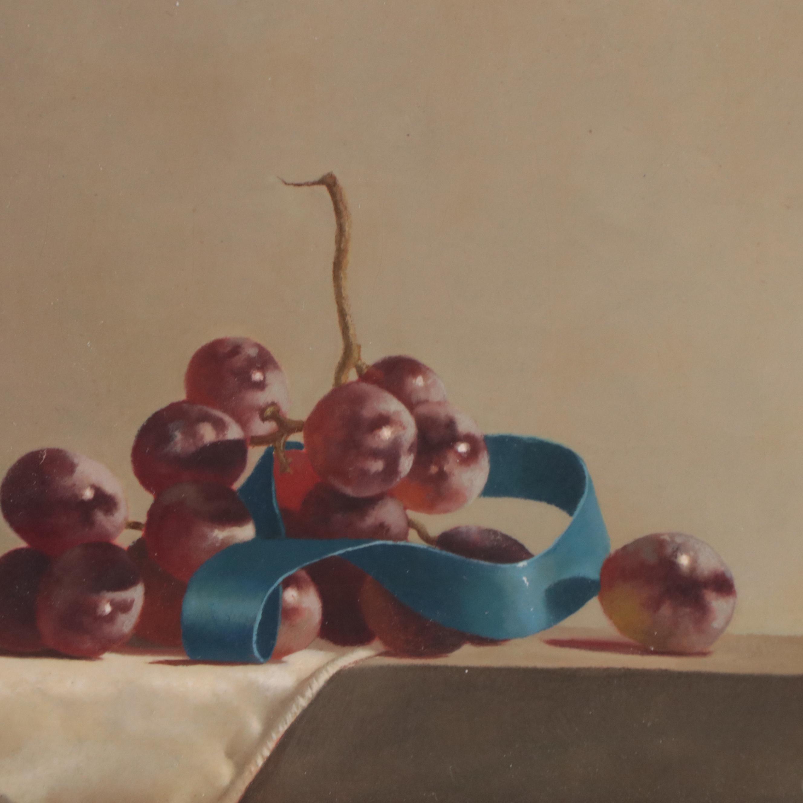 Loran Speck Still Life Oil Painting of Grapes