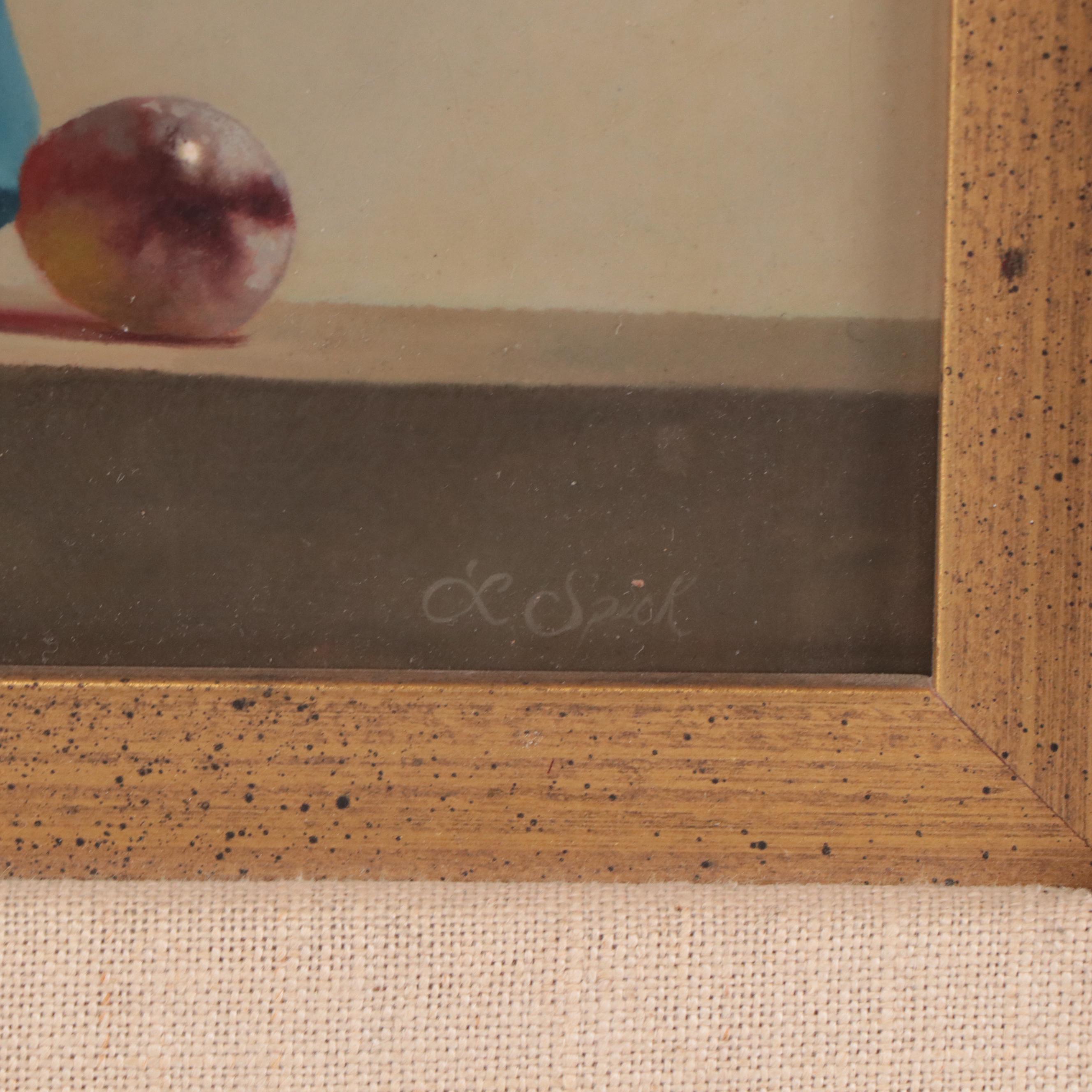 Loran Speck Still Life Oil Painting of Grapes