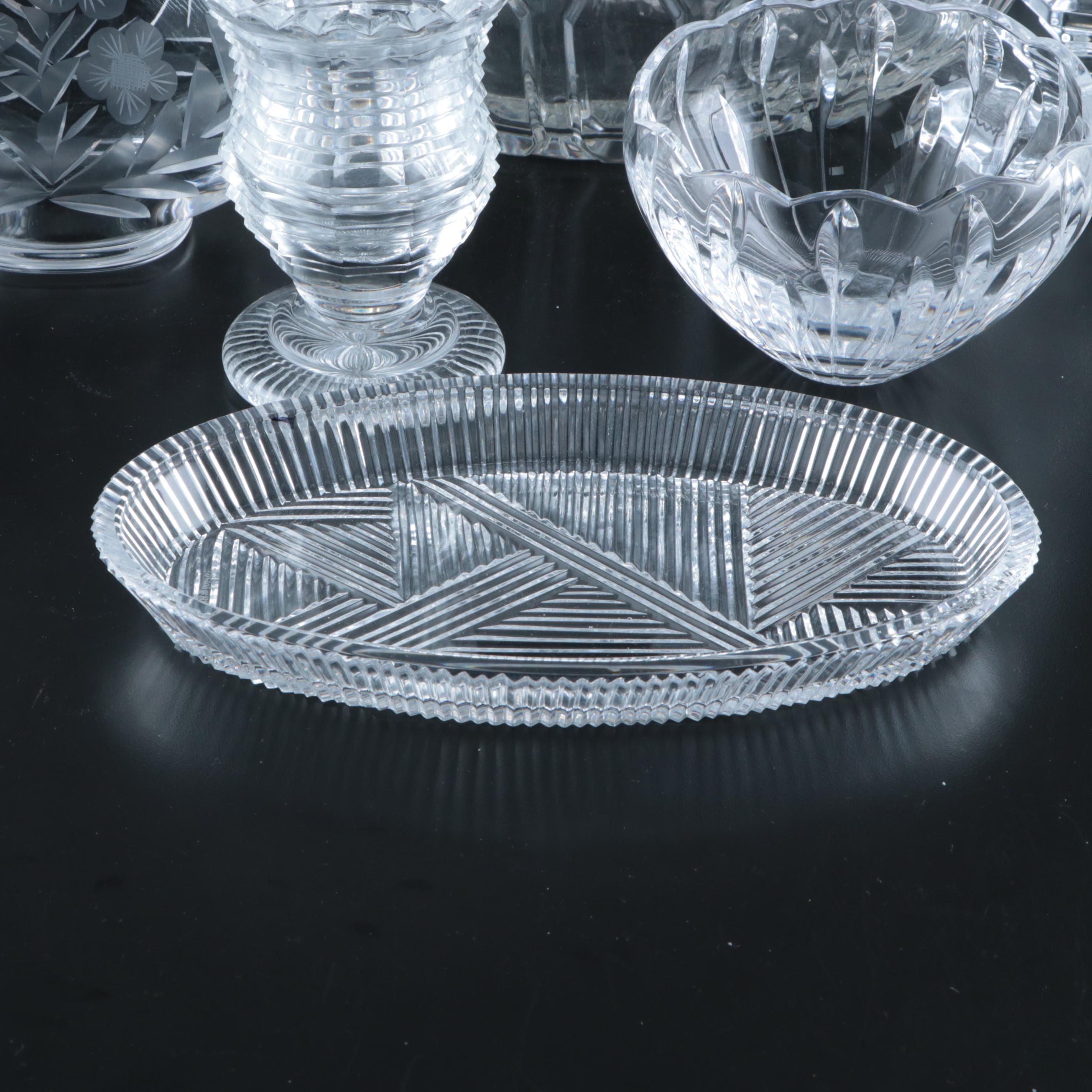 William Yeoward with Other Glass Vases and Tableware