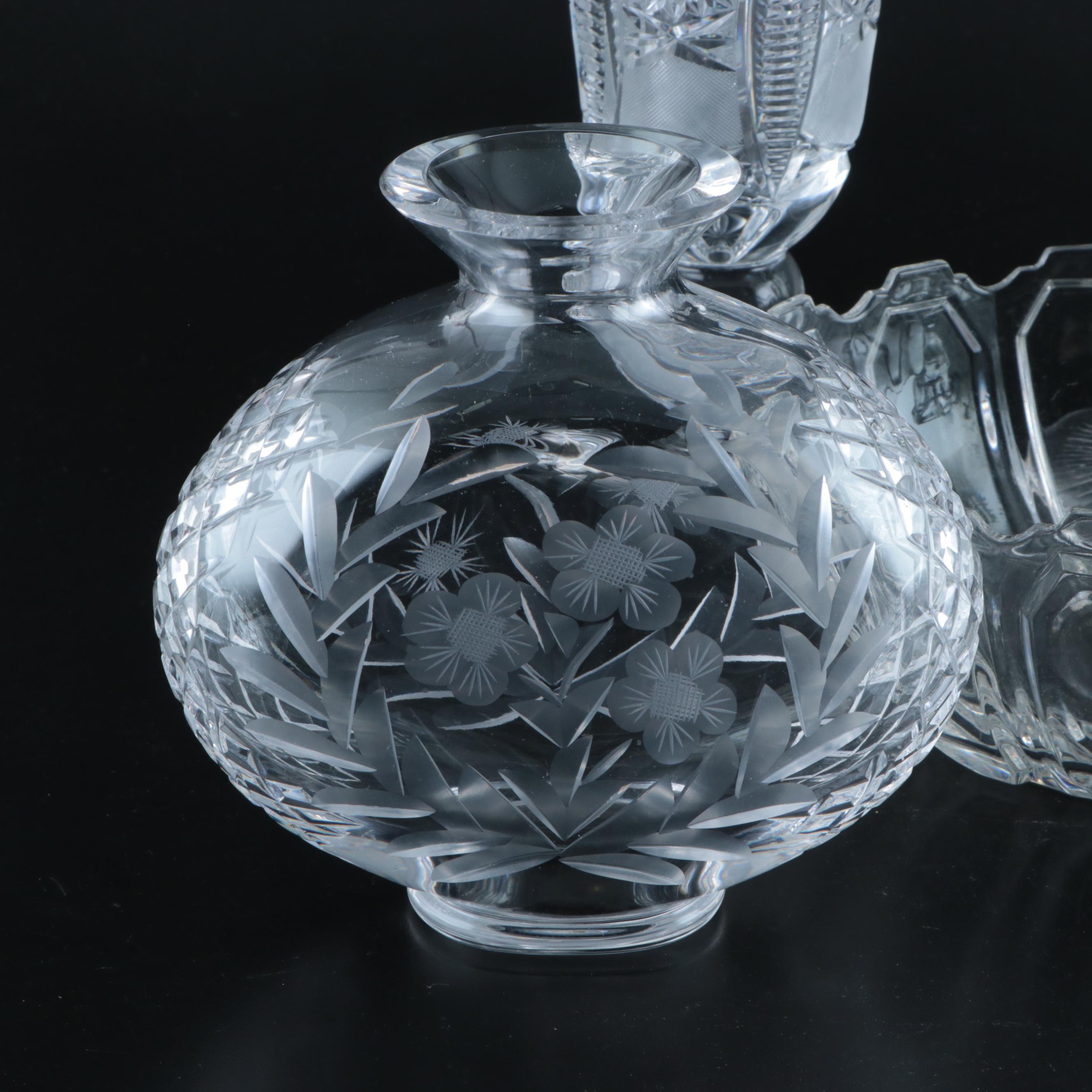 William Yeoward with Other Glass Vases and Tableware