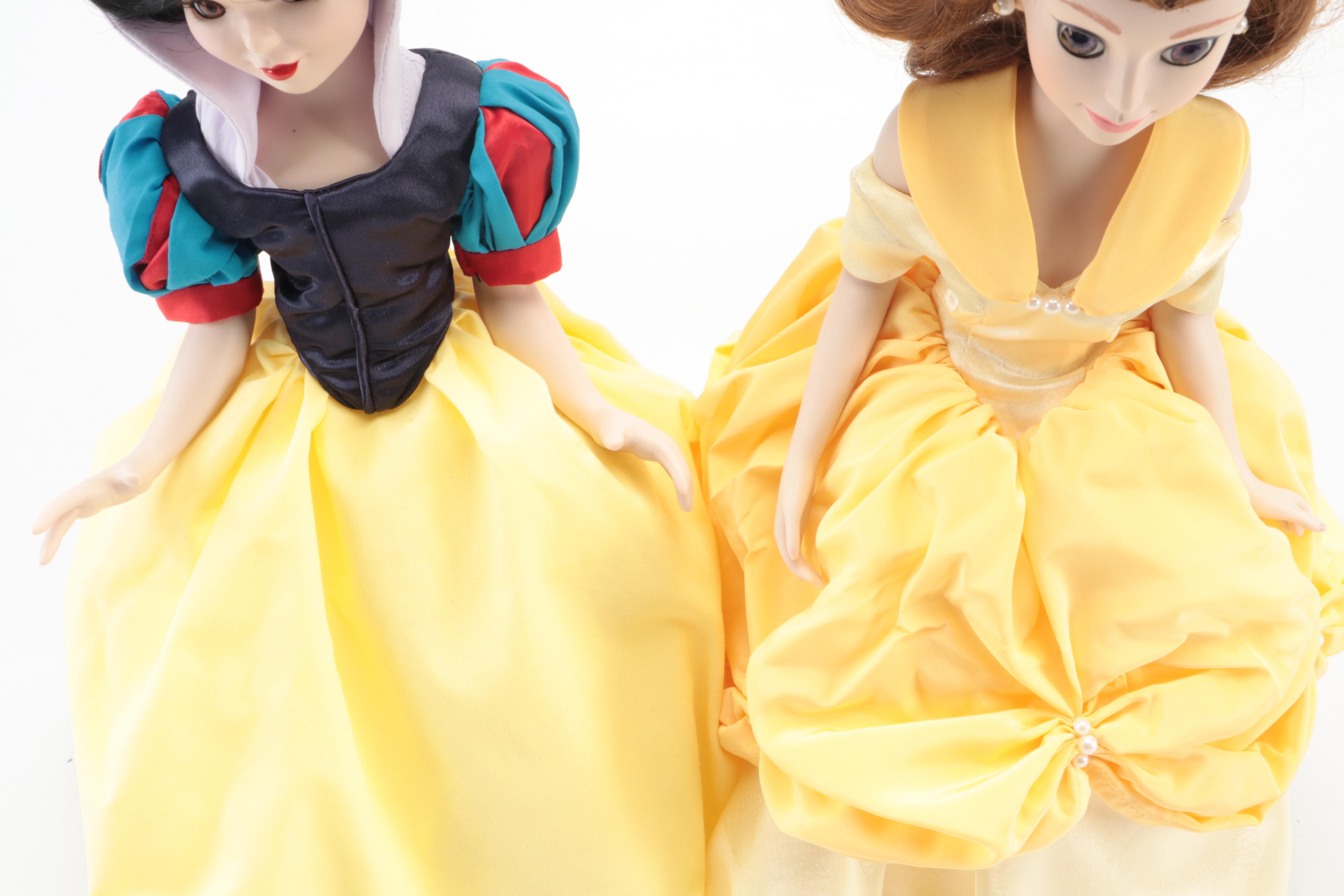 Disney "Snow White" and "Belle" Dolls