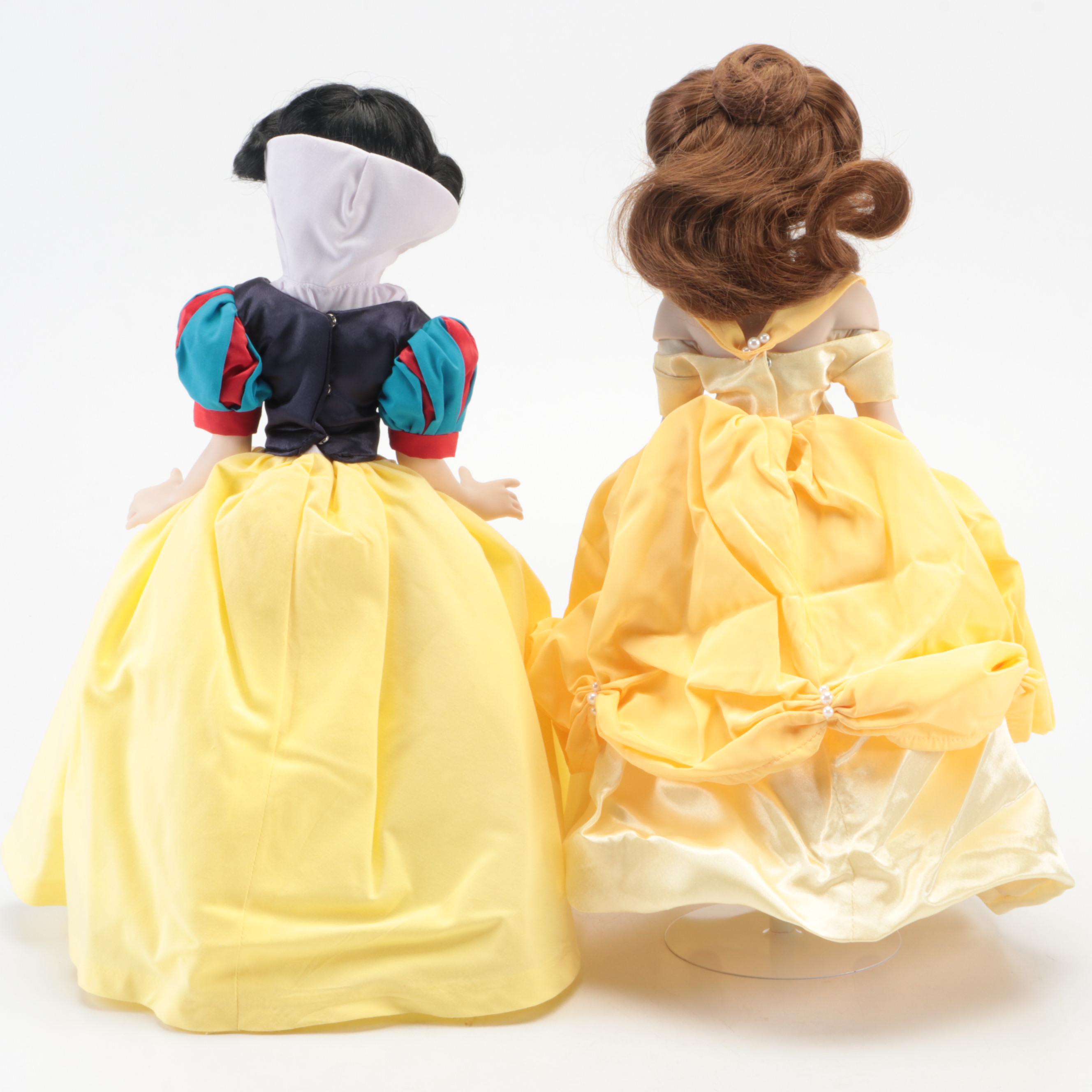 Disney "Snow White" and "Belle" Dolls