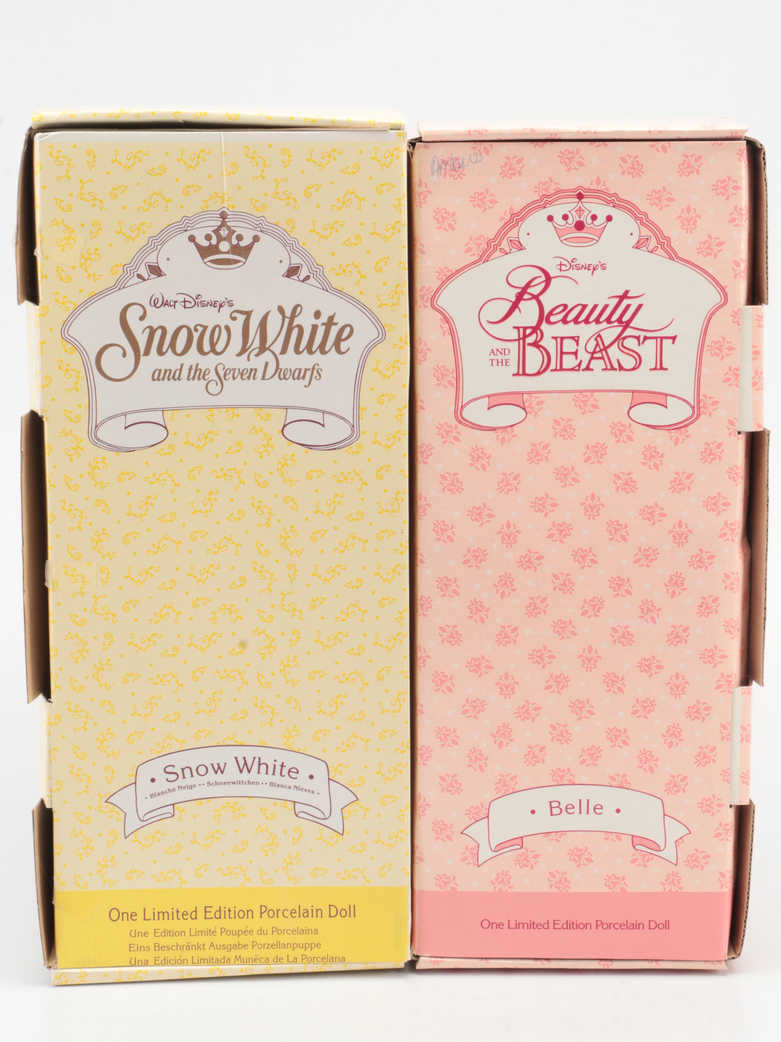 Disney "Snow White" and "Belle" Dolls